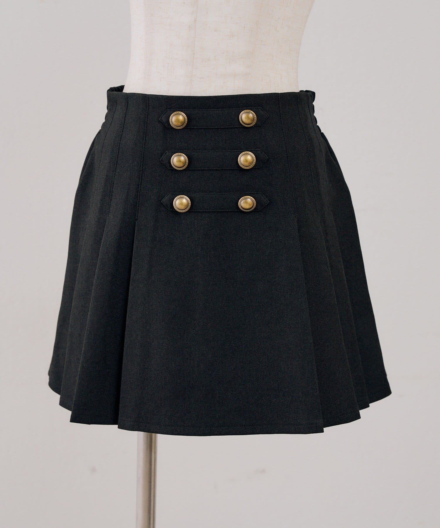 NICE CLAUP / OLIVE des OLIVE OUTLET(ナイスクラップ  / オリーブ デ オリーブ アウトレット) 【ANOTHER BRANCH】ナポレオンデザインプリーツスカート
