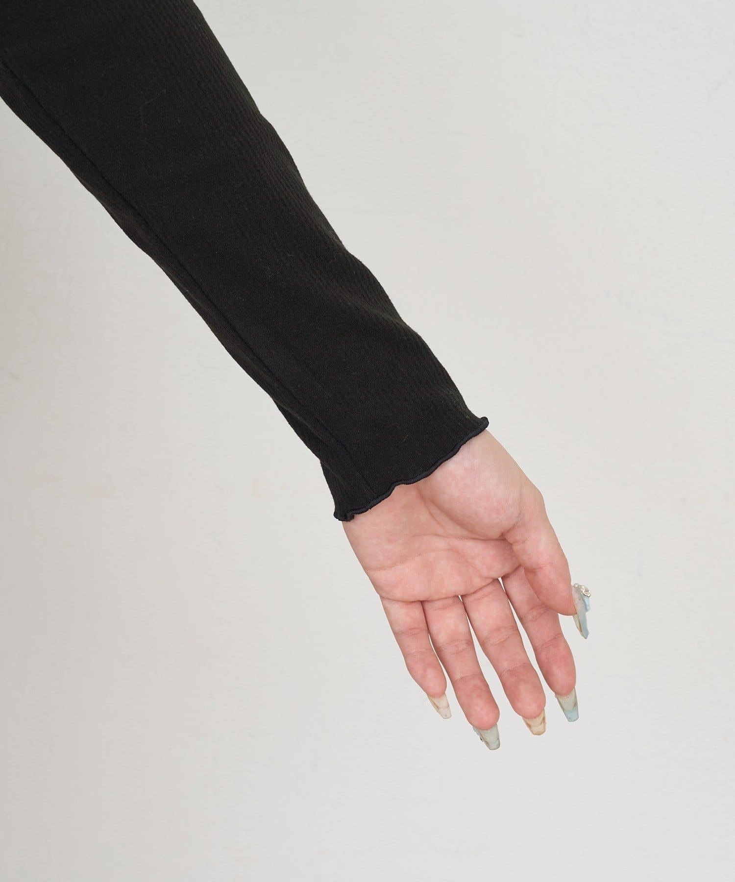 NICE CLAUP / OLIVE des OLIVE OUTLET(ナイスクラップ  / オリーブ デ オリーブ アウトレット) 【ANOTHER BRANCH】リブハイネックロンTEE