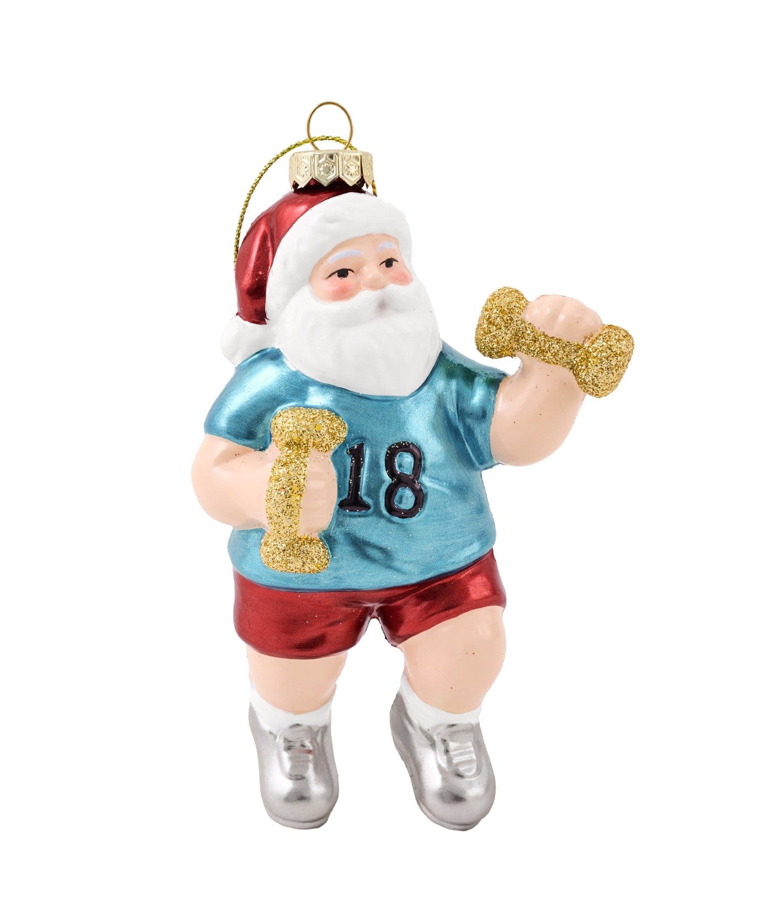 3COINS(スリーコインズ) 筋トレサンタオーナメント／クリスマス