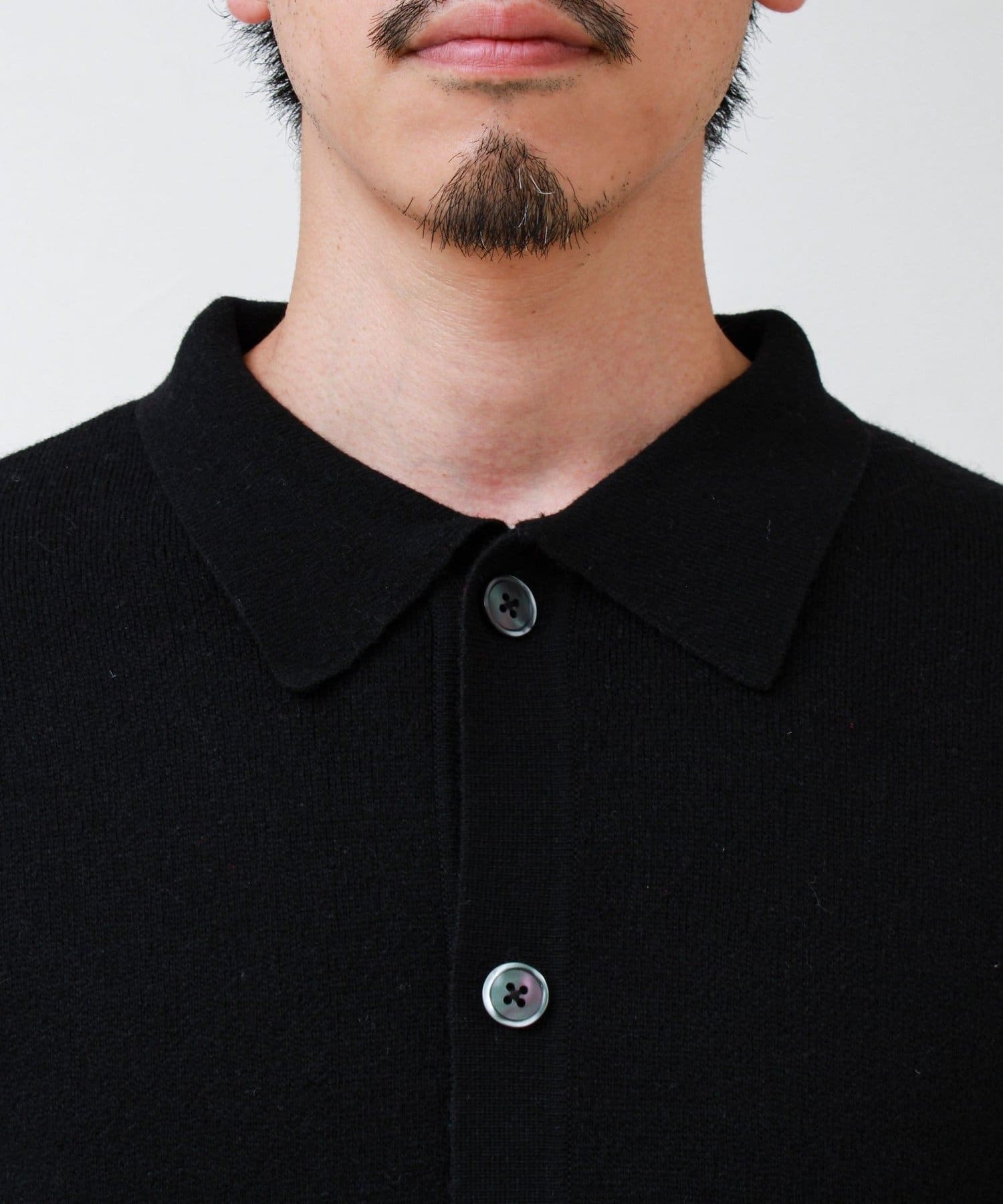 FREDY & GLOSTER(フレディ アンド グロスター) Collared wool JK 衿付きニットカーディガン