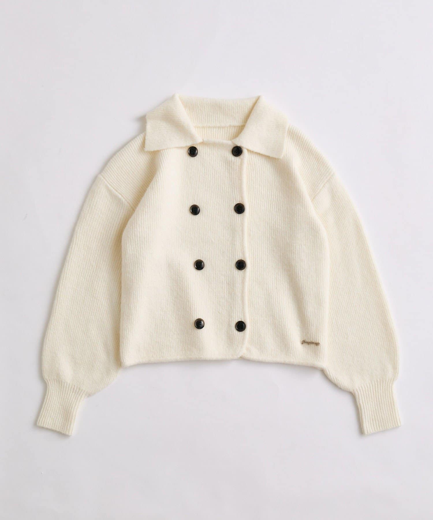 OLIVE des OLIVE(オリーブ デ オリーブ) ダブルボタンニット