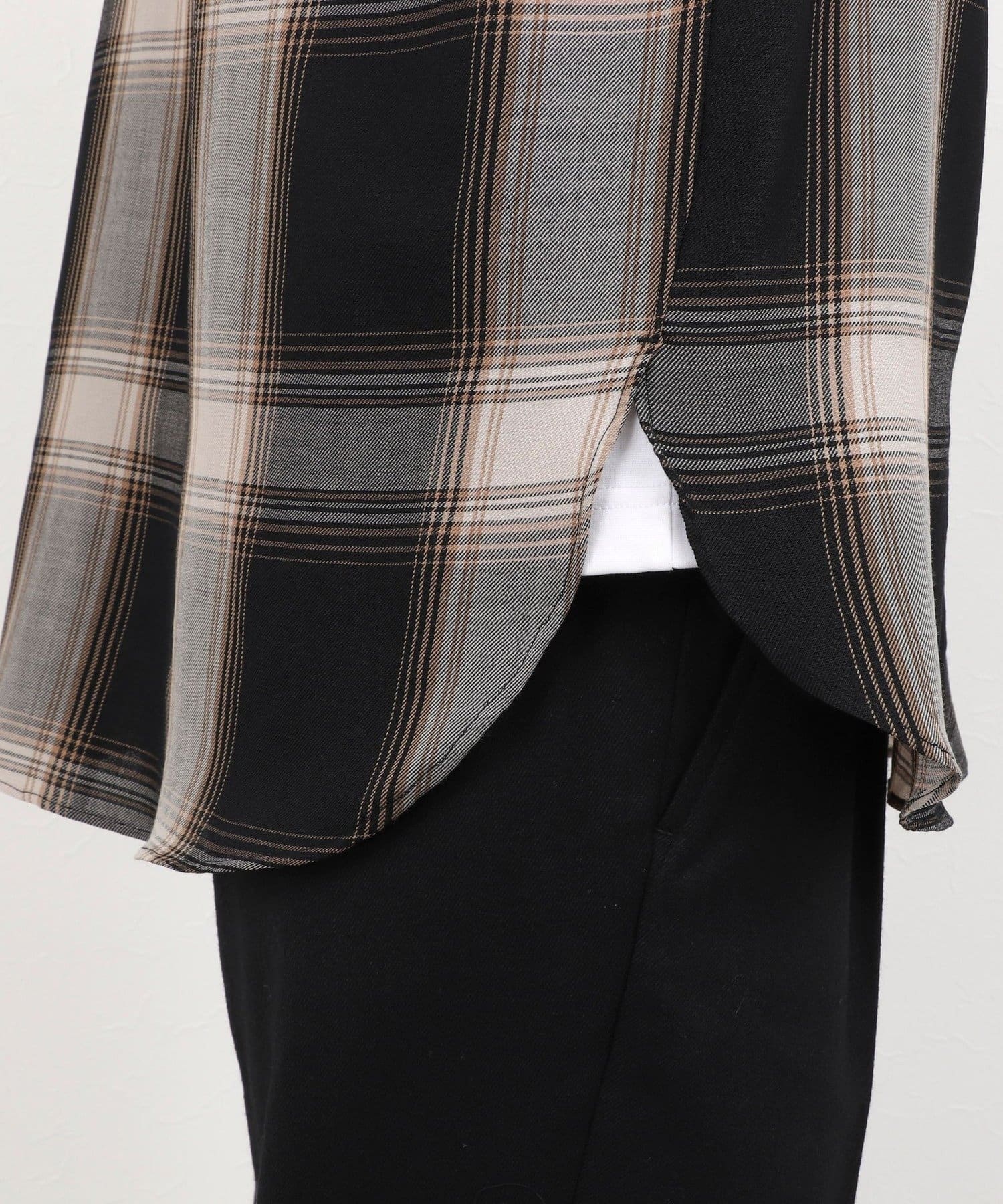 NOLLEY'S(ノーリーズ) 【BATONER/バトナー】OMBRE CHECK REGULAR オンブレチェック レギュラーシャツ 26AW