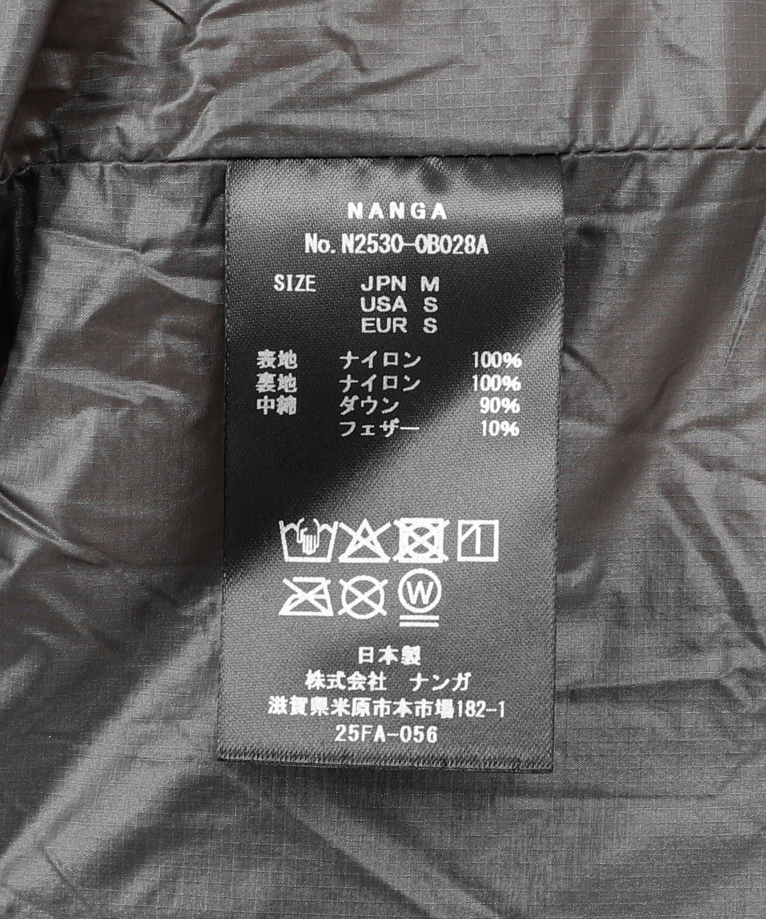 NOLLEY'S(ノーリーズ) 【NANGA/ナンガ】LITEFORCE DOWN JKT ダウンジャケット 26AW