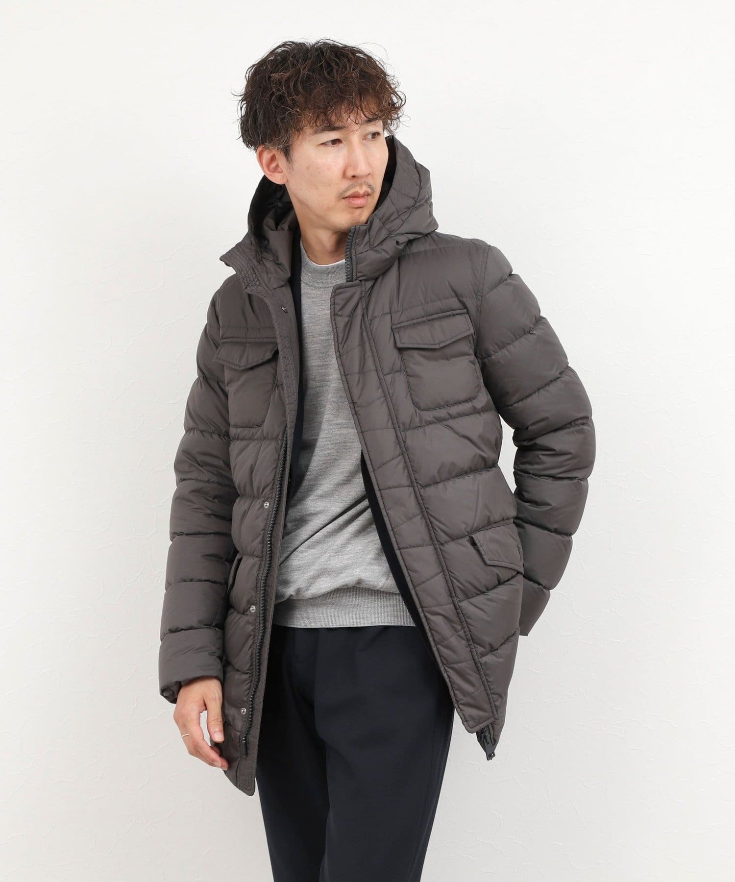 NOLLEY'S(ノーリーズ) 【HERNO/ヘルノ】4ポケットHOOD DOWN JACKET フードダウンジャケット 26AW