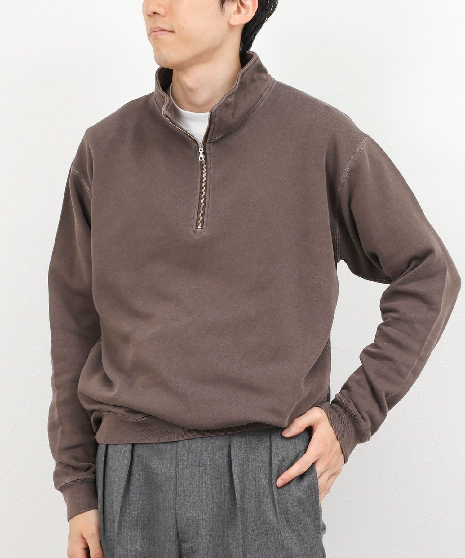 NOLLEY'S(ノーリーズ) BARNS OUTFITTERS別注 スウェットハーフジップ 26AW