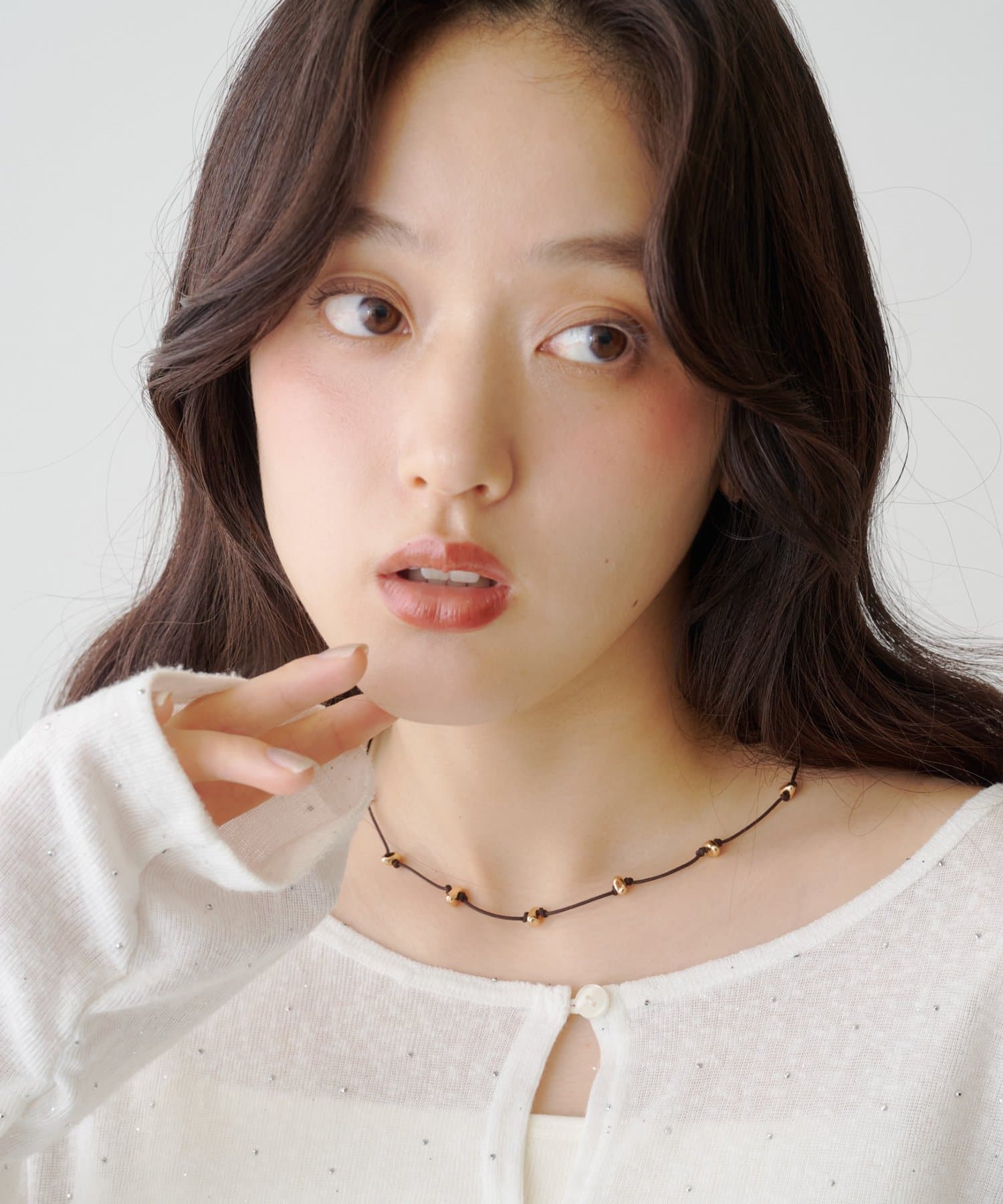 Kastane(カスタネ) 【fiw./10.8(木)12:00発売】メタルドロップチョーカー