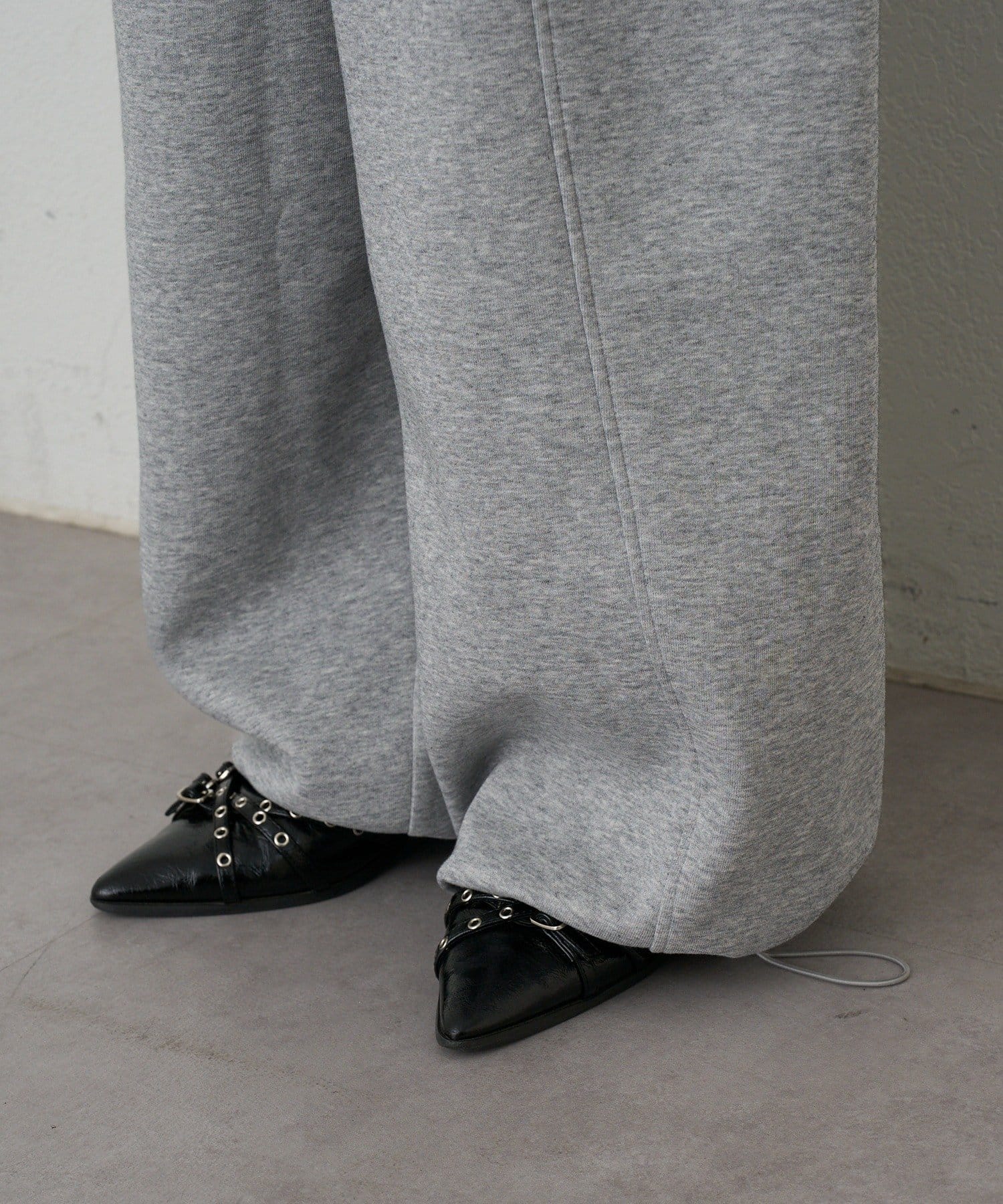 RAY CASSIN(レイカズン) ウエスト切替バックロゴスウェットパンツ