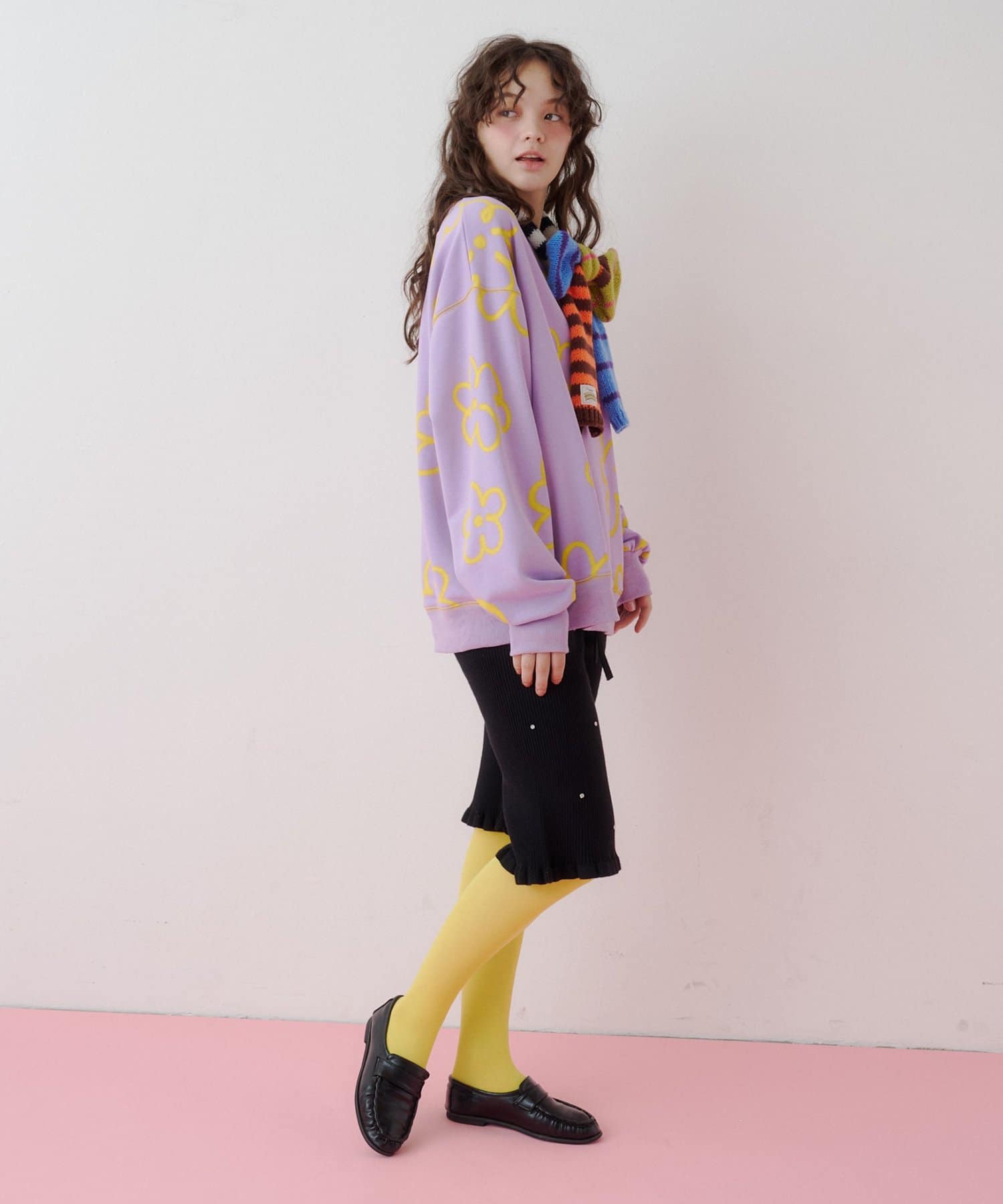 CIAOPANIC TYPY(チャオパニックティピー) 【26Winter展示会 出展商品】【HELLO.SANFRANCISCO】ボーダーアソートナローマフラー