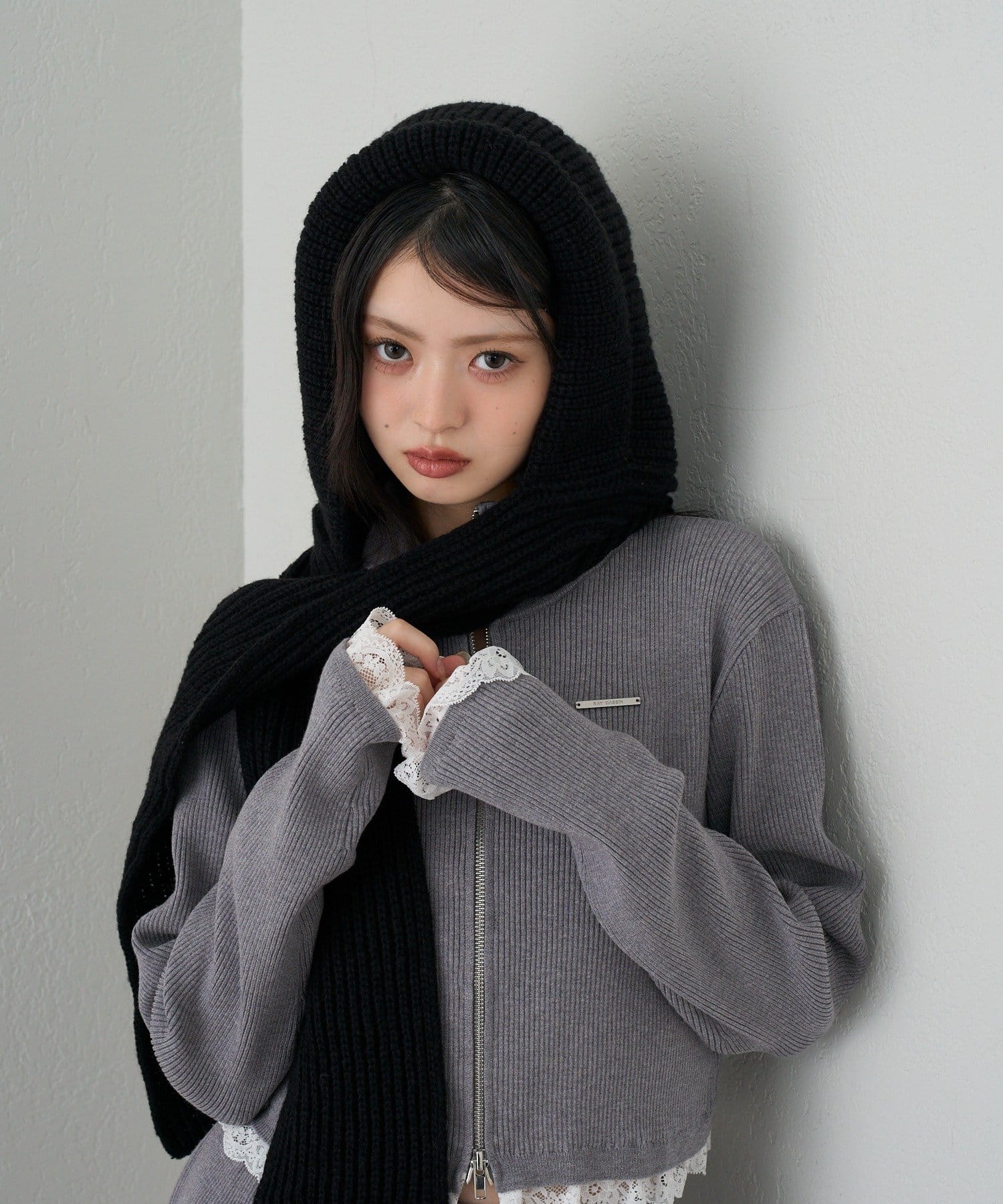 RAY CASSIN(レイカズン) フード付きマフラー