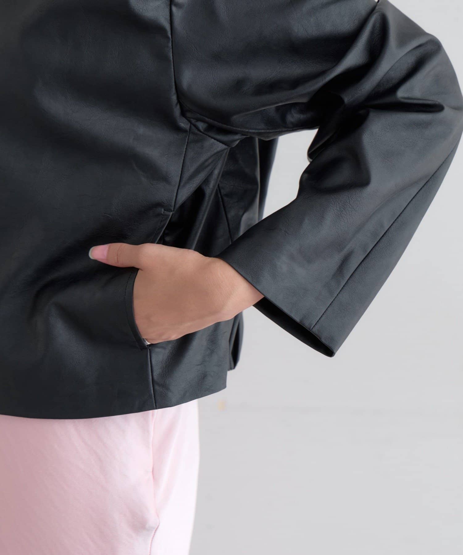 SHENERY(シーナリー) レザーZIPブルゾン