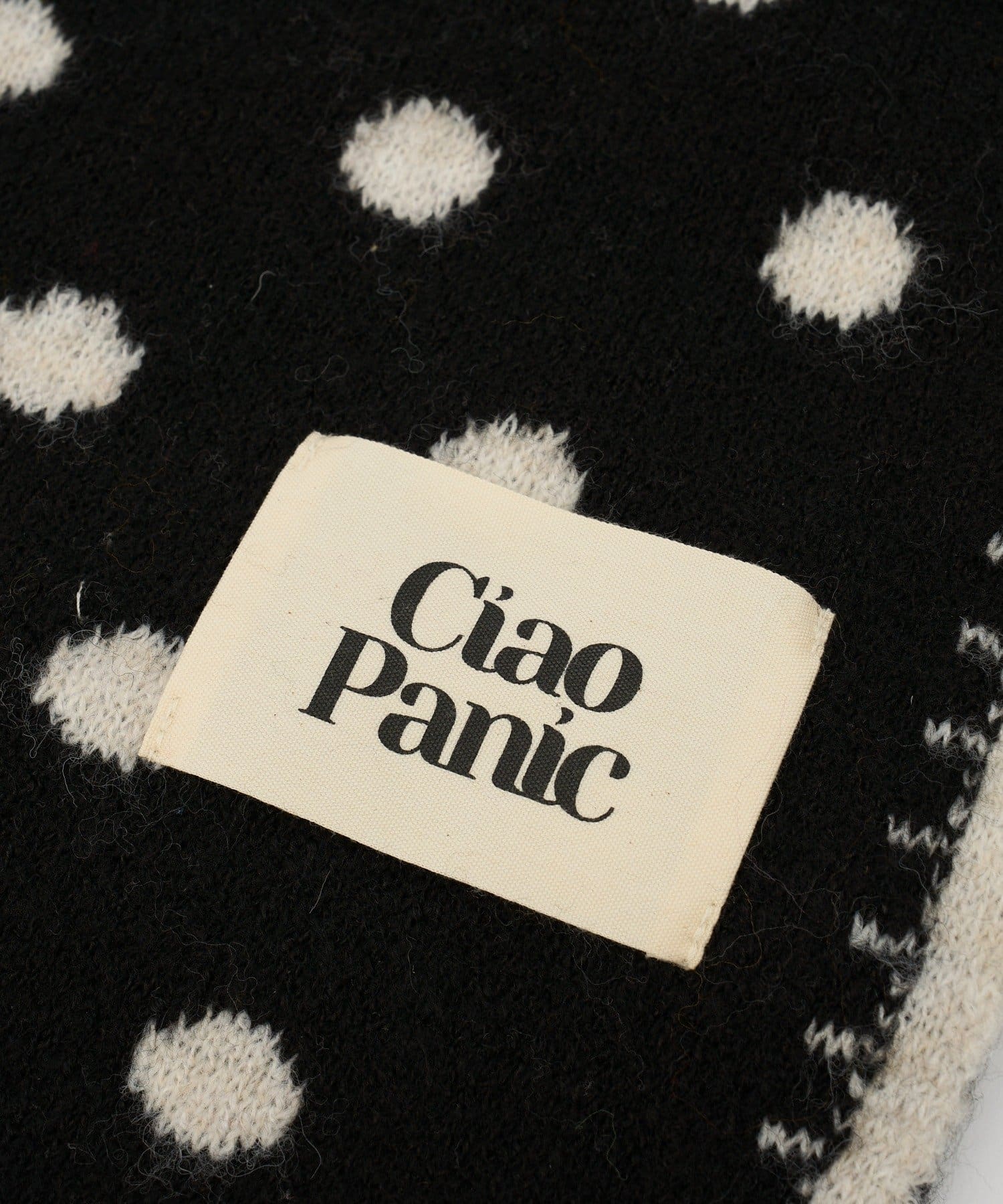 CIAOPANIC(チャオパニック) もちもち配色ドット柄マフラー