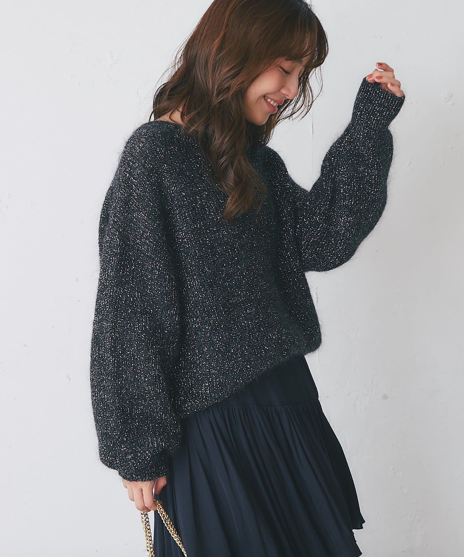 La boutique BonBon(ラブティックボンボン) キッドモヘヤラメニット