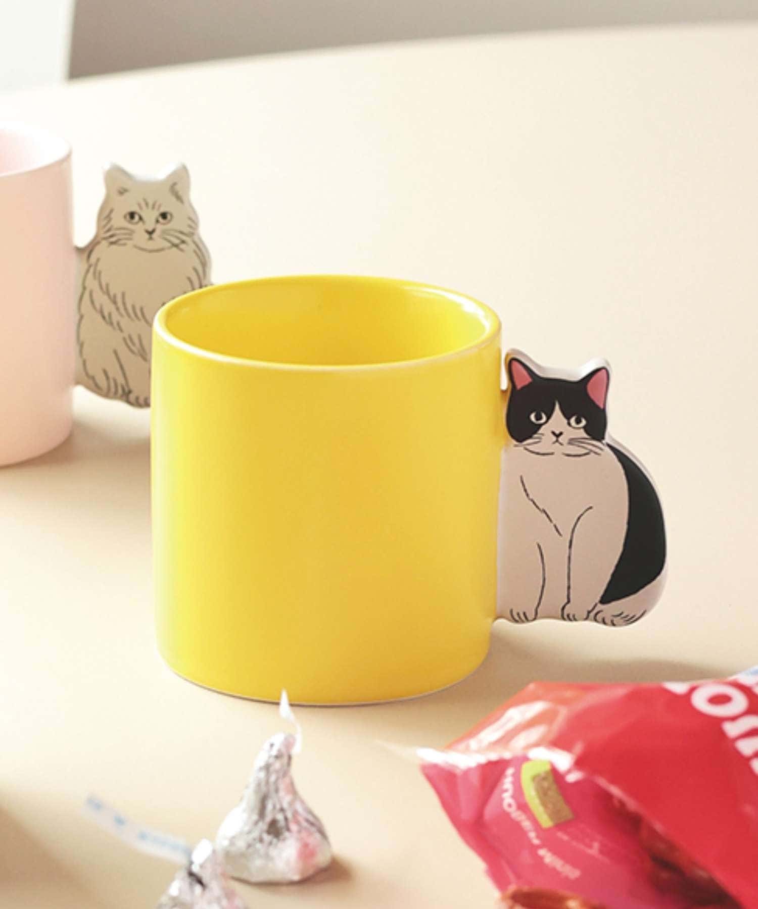 BIRTHDAY BAR(バースデイバー) 【松尾ミユキ Matsuo Miyuki】Cat handle mug マグ
