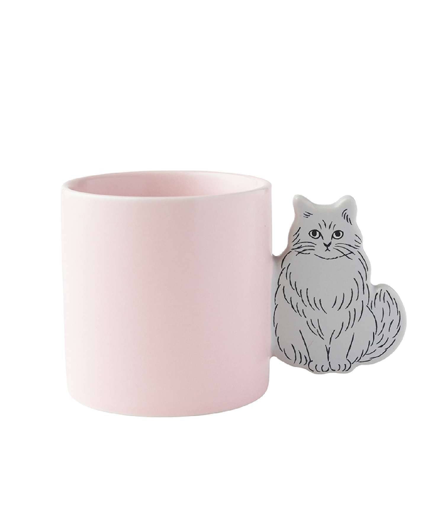 BIRTHDAY BAR(バースデイバー) 【松尾ミユキ Matsuo Miyuki】Cat handle mug マグ