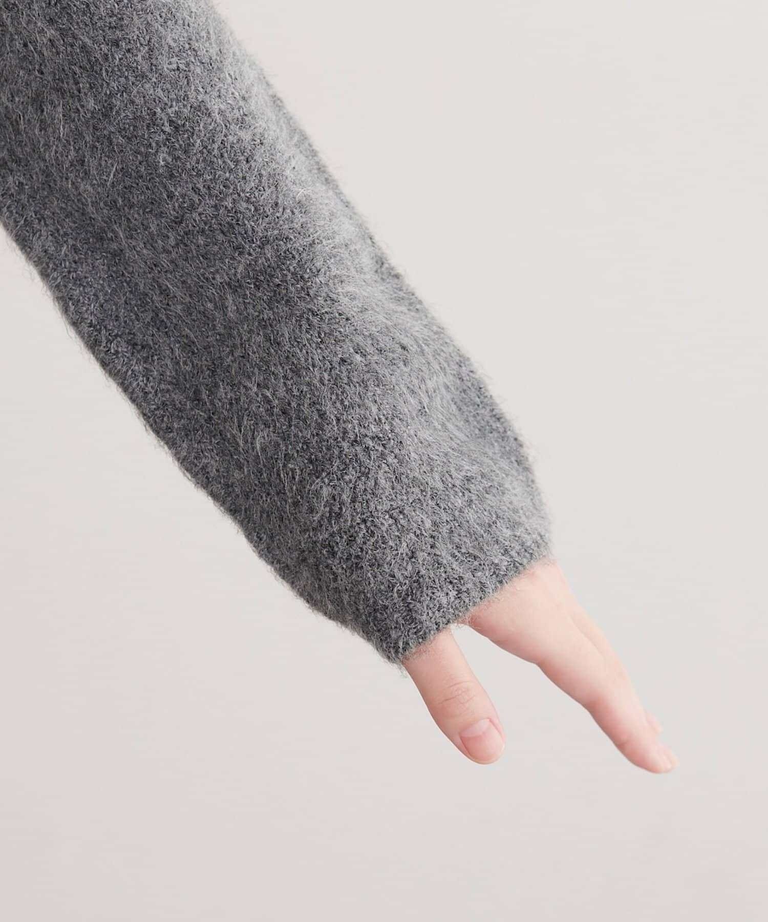 natural couture(ナチュラルクチュール) ハート釦ショート丈カーディガン