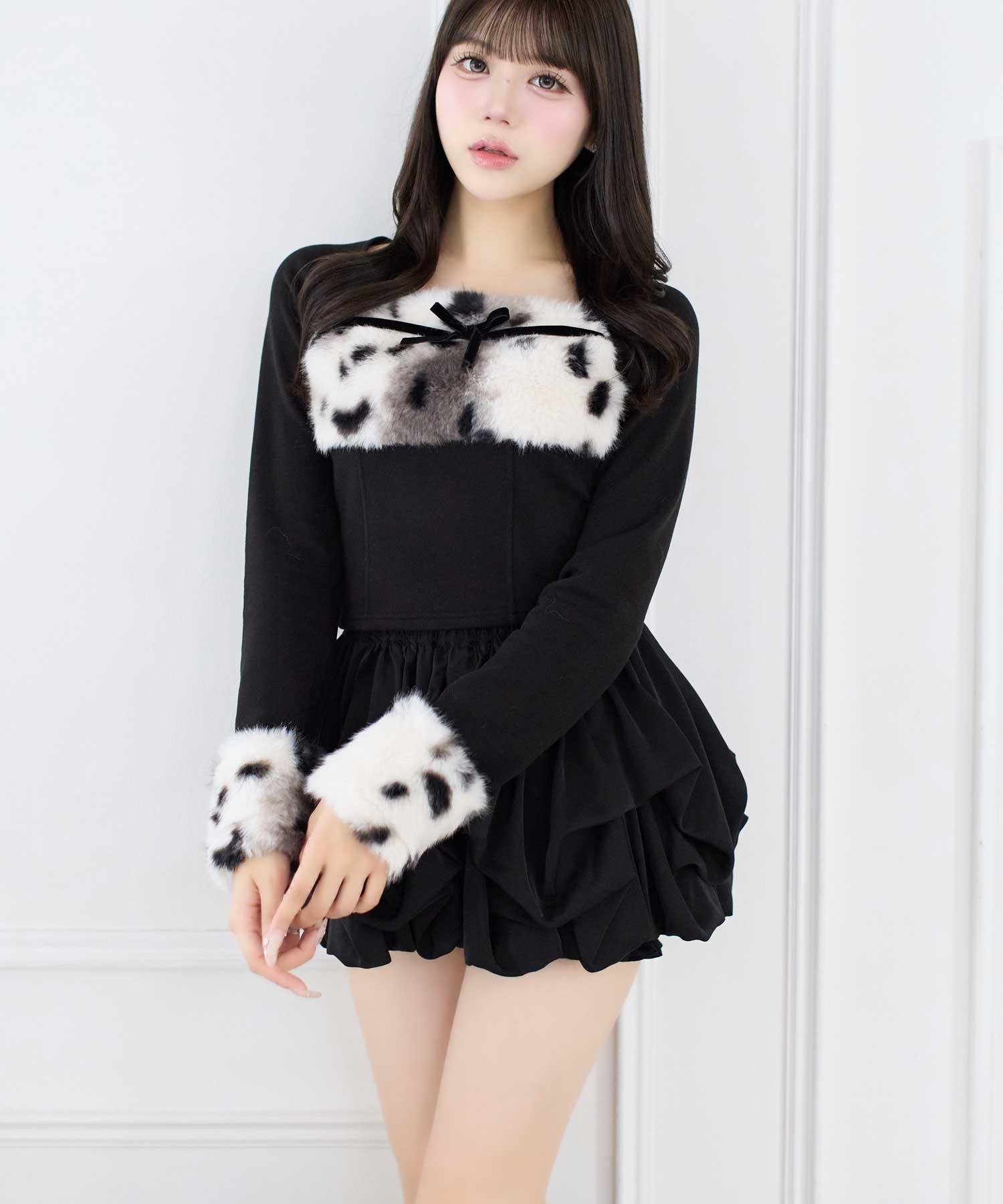 Belle Charme(ベルシャルム) Random Frill Balloon Skirt