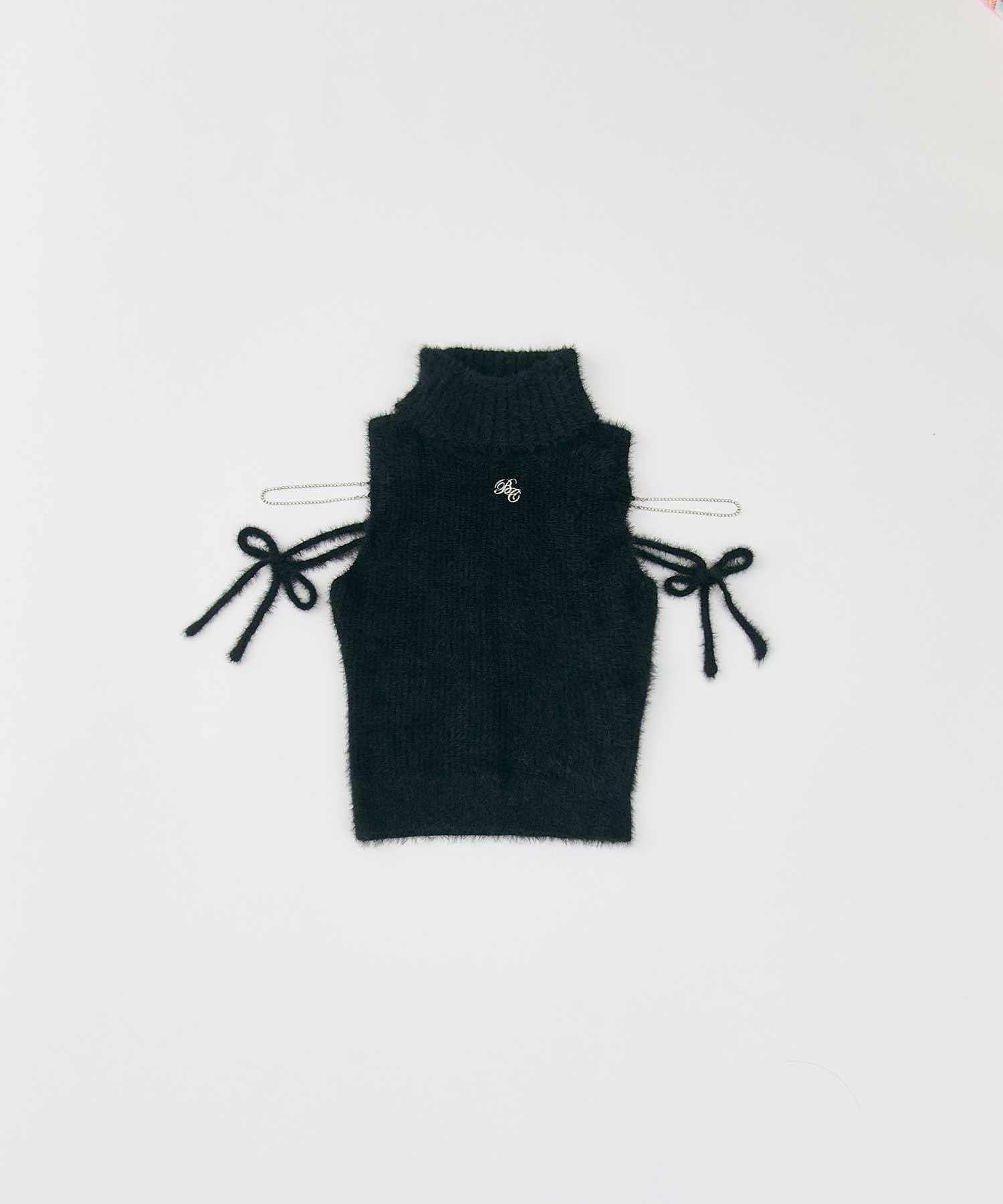Belle Charme(ベルシャルム) Feather Turtleneck Tops