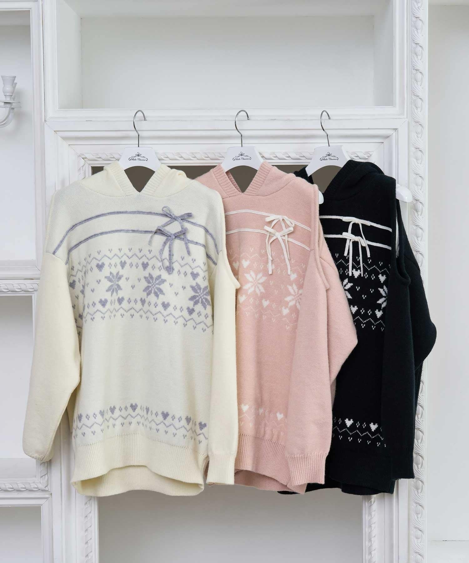 Belle Charme(ベルシャルム) Nordic Loose Knit Pullover