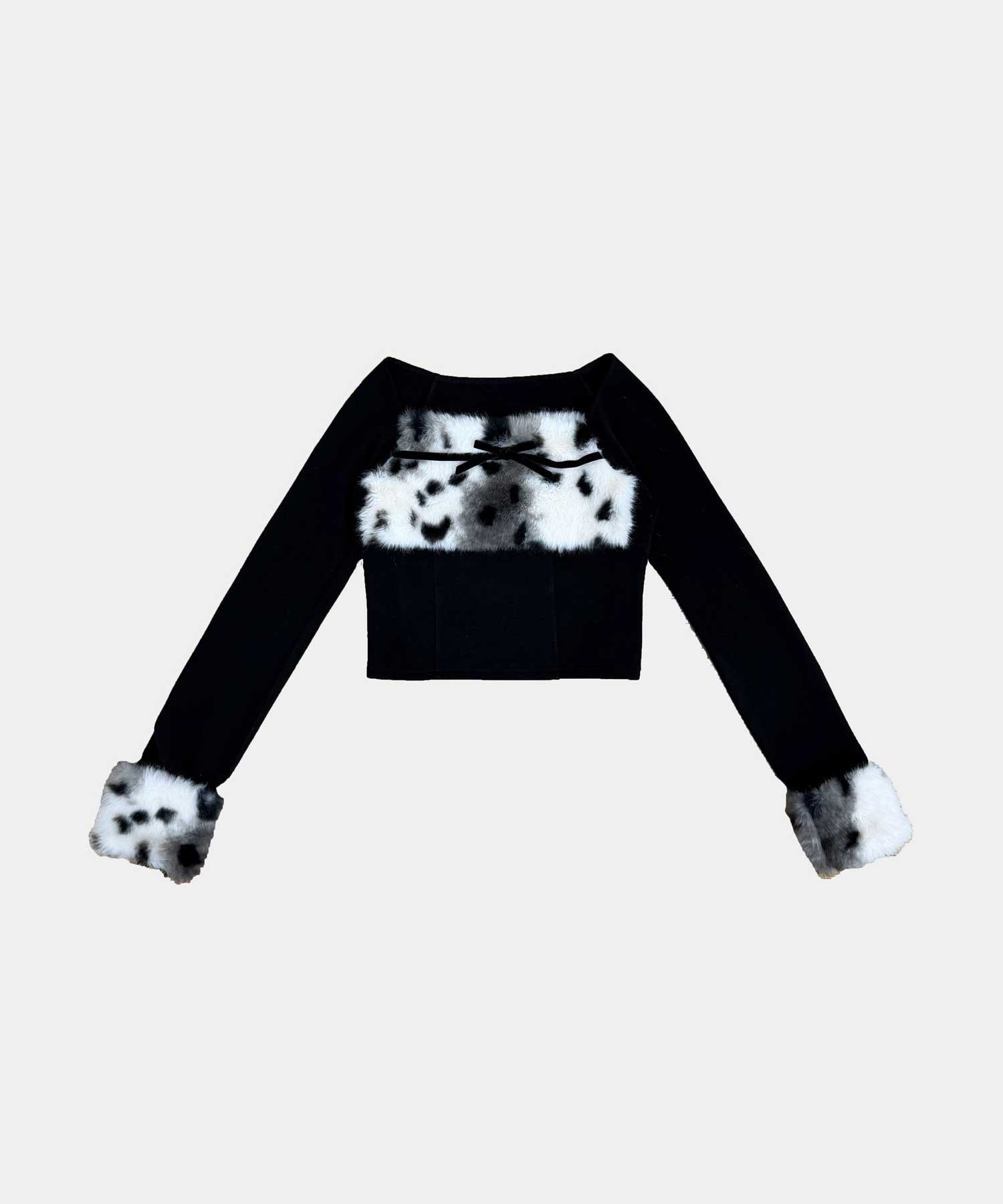 Belle Charme(ベルシャルム) Animal Fur Tops