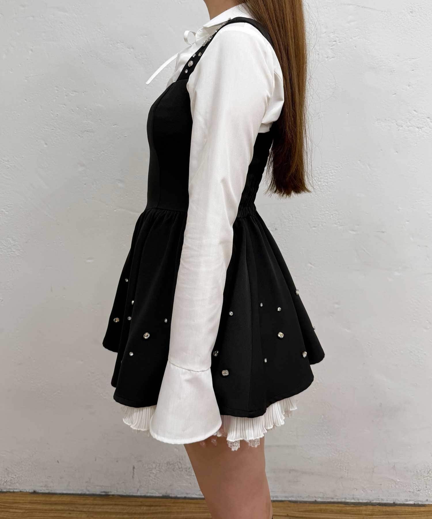 Belle Charme(ベルシャルム) Jewel Jumpskirt & Shirty Set