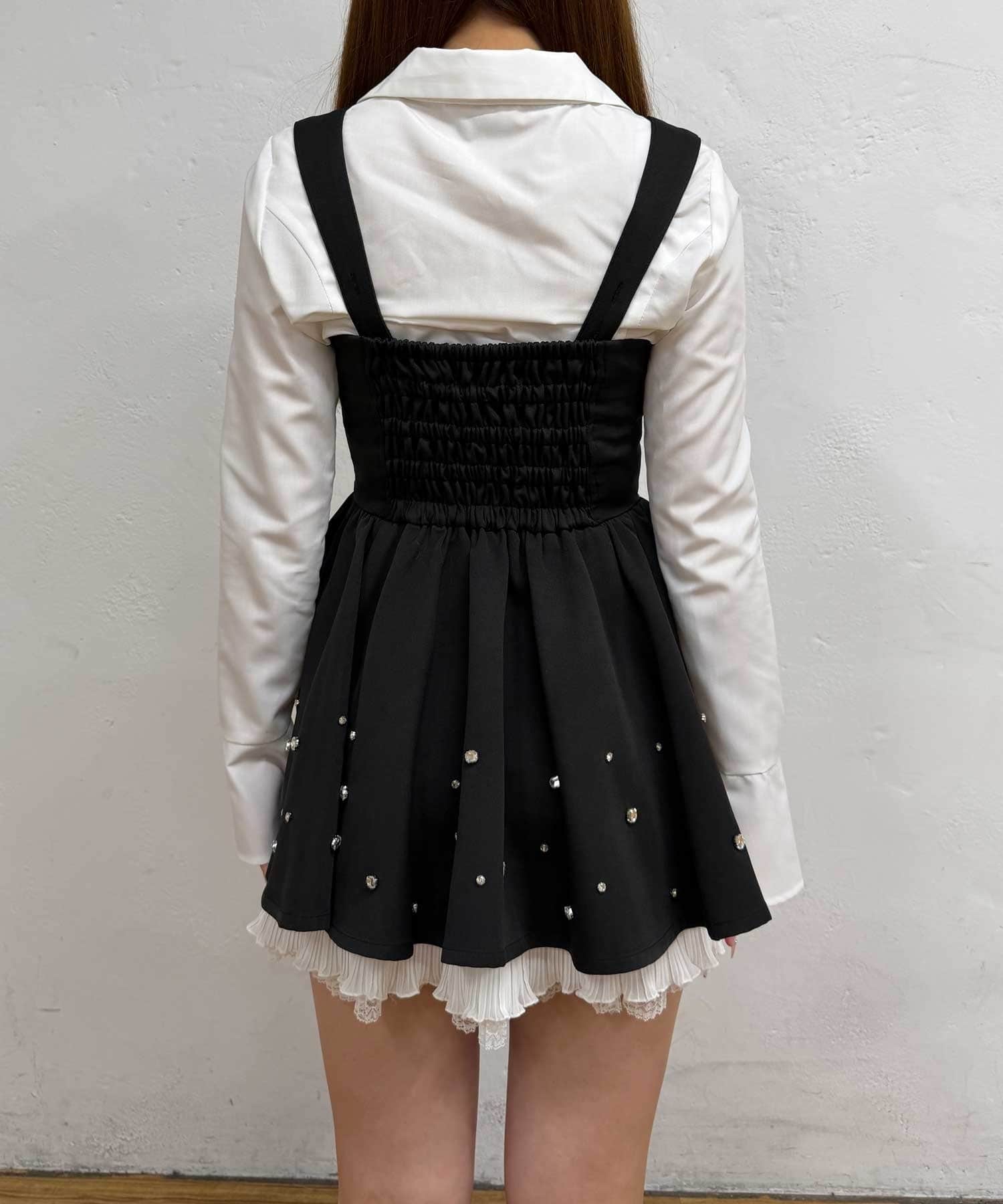 Belle Charme(ベルシャルム) Jewel Jumpskirt & Shirty Set