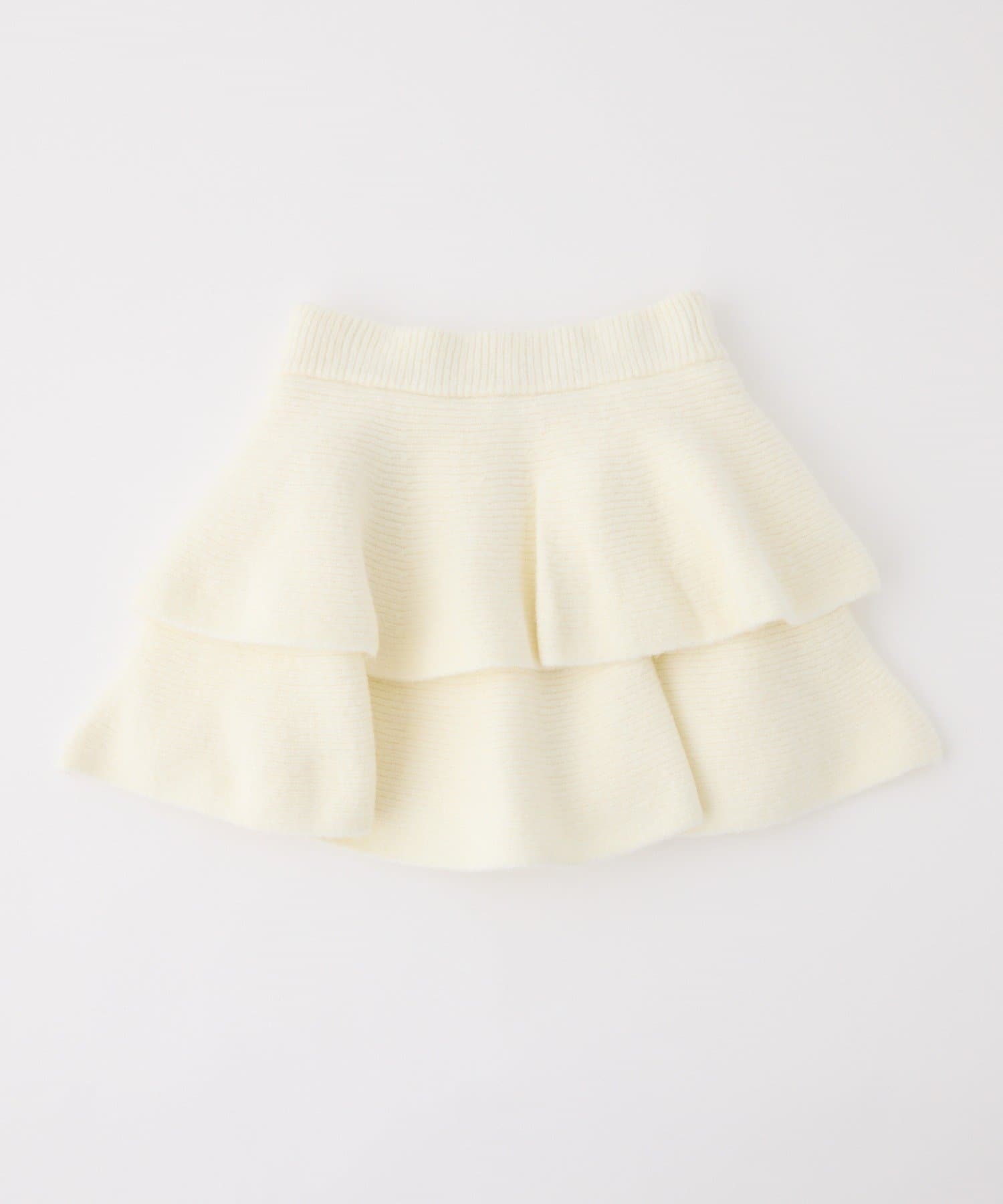 one after another NICE CLAUP(ワンアフターアナザー ナイスクラップ) 【WEB限定カラーあり】ニットミニスカート
