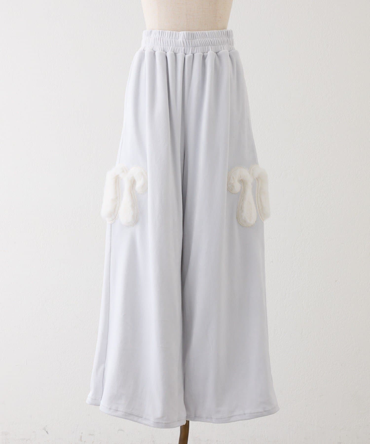 one after another NICE CLAUP(ワンアフターアナザー ナイスクラップ) 【セットアップ可能/SMサイズ展開】ロゴカットパンツ