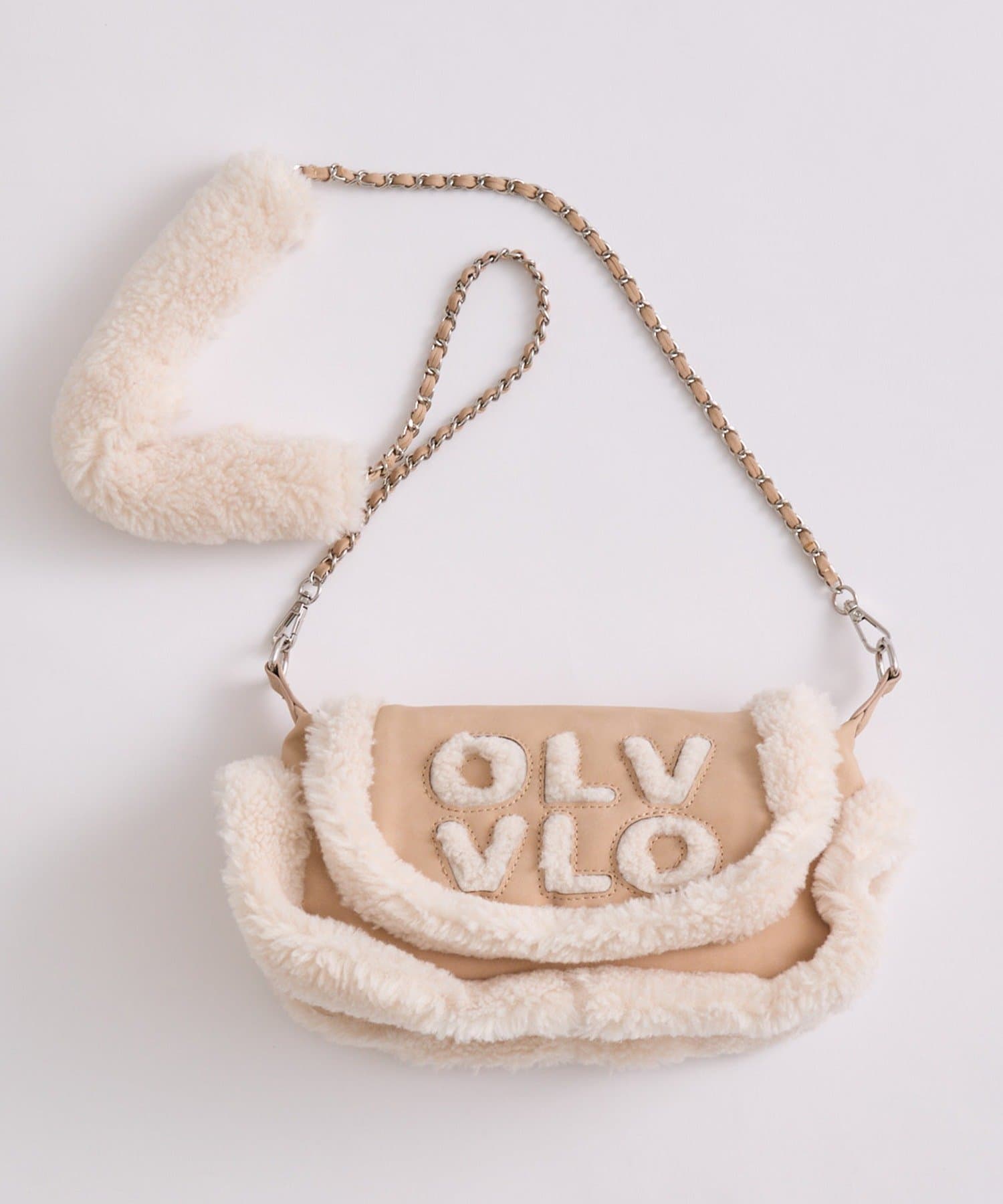 OLIVE des OLIVE(オリーブ デ オリーブ) ロゴムートンバッグ