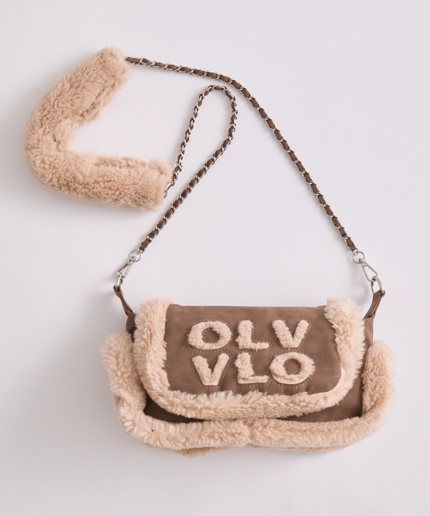 OLIVE des OLIVE(オリーブ デ オリーブ) ロゴムートンバッグ