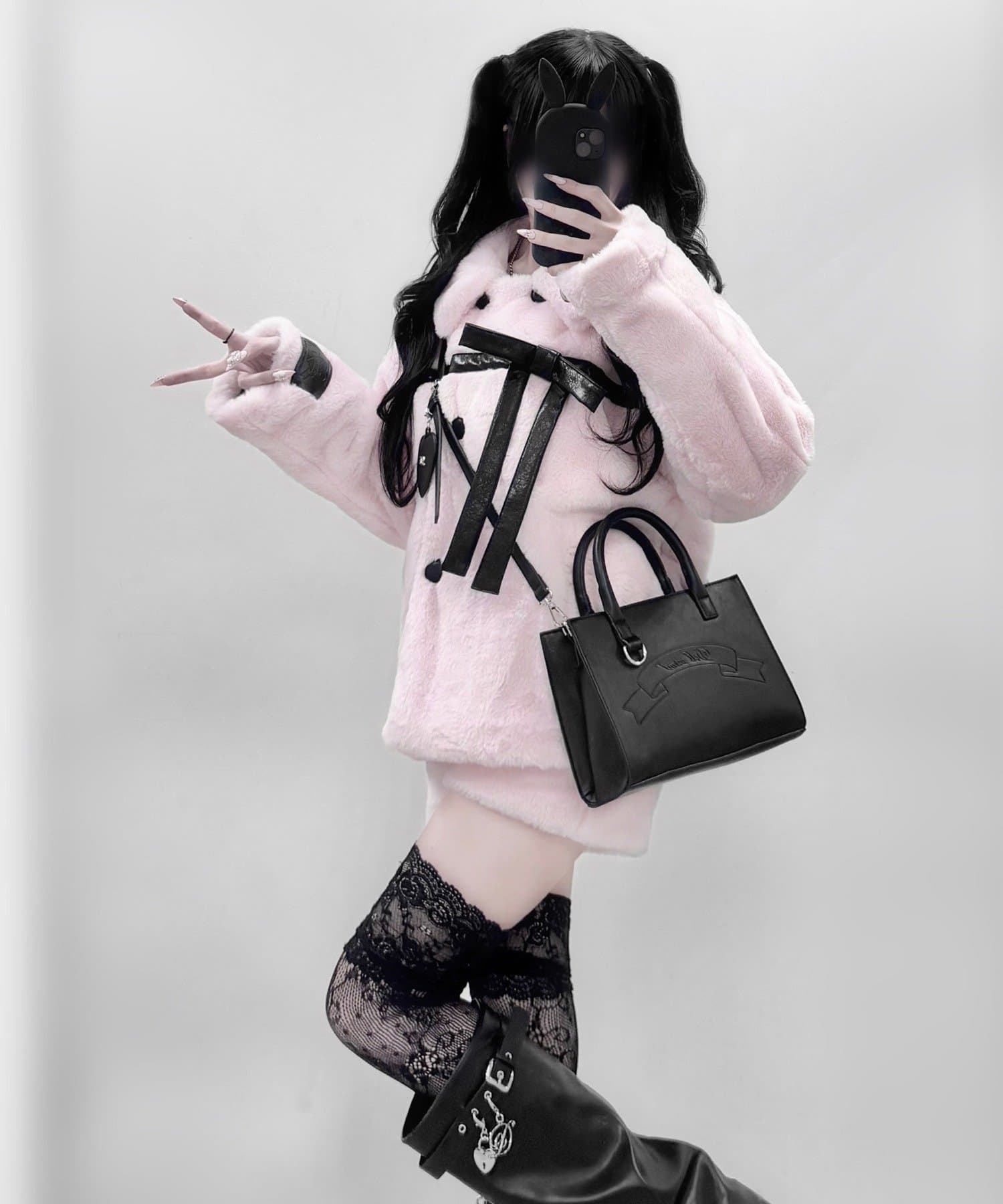 OLIVE des OLIVE(オリーブ デ オリーブ) 【インフルエンサー企画】miko heartcharm bag