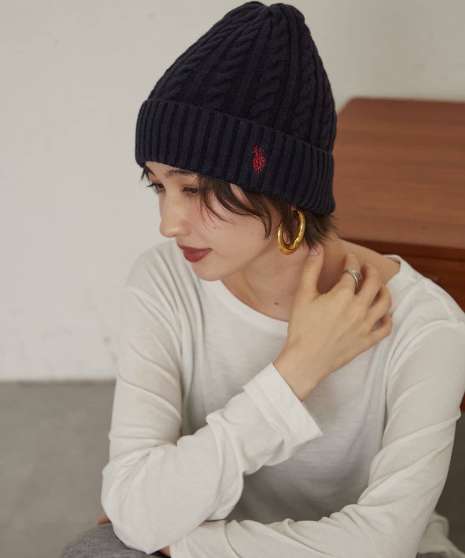 Remind me and forever(リマインドミーアンドフォーエバー) 【U.S POLO ASSN.】ワンポイントロゴビーニー