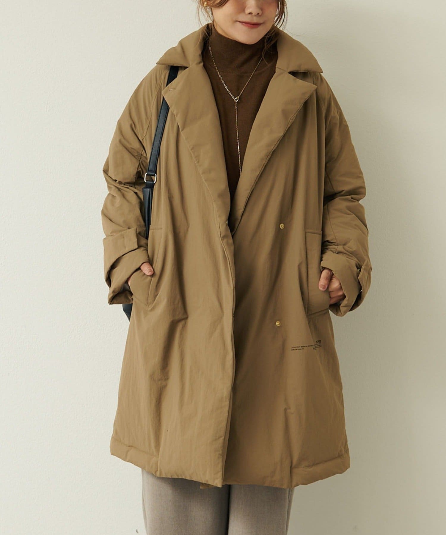 PUAL CE CIN(ピュアルセシン) フレンチダックダウンテーラーコート