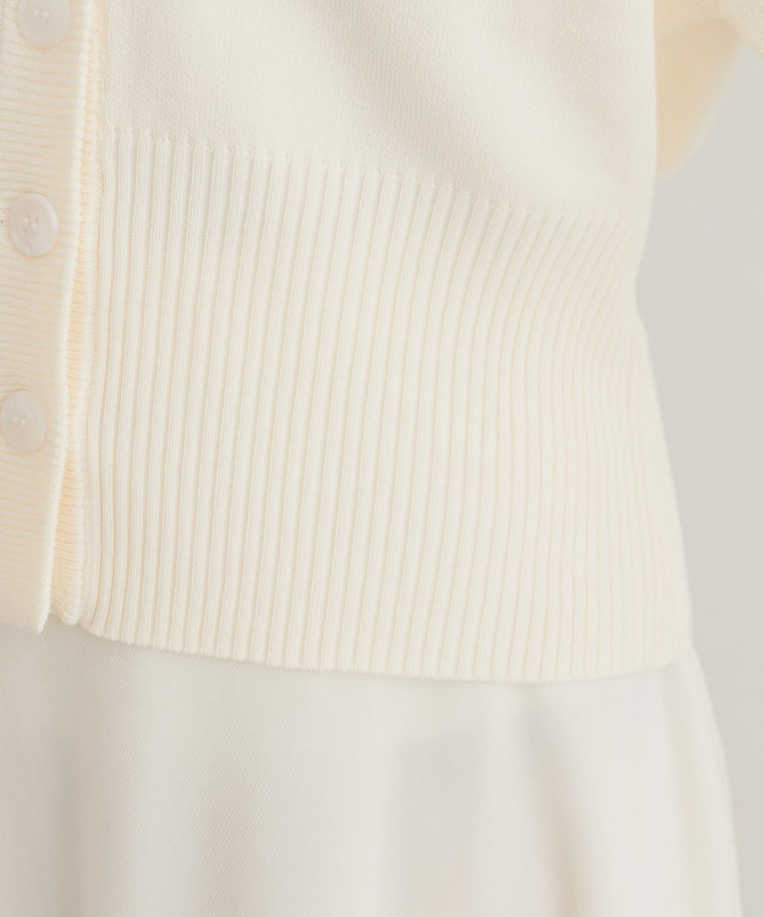 natural couture(ナチュラルクチュール) ラグラン切替Vネックカーディガン