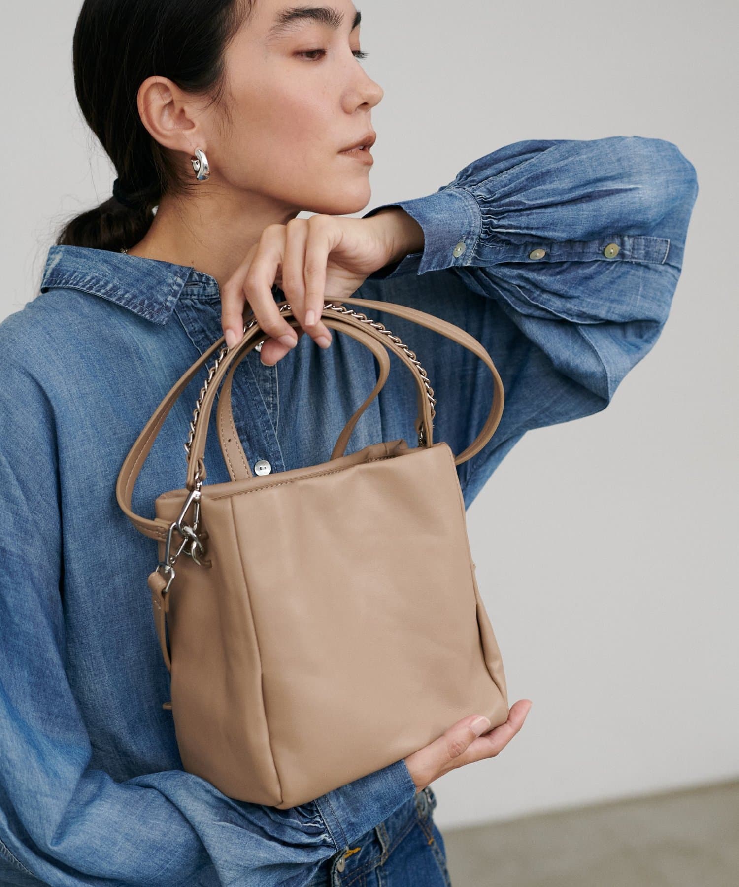 チェーンハンドルボックス仕切りBAG | LARUTA(ラルータ)レディース