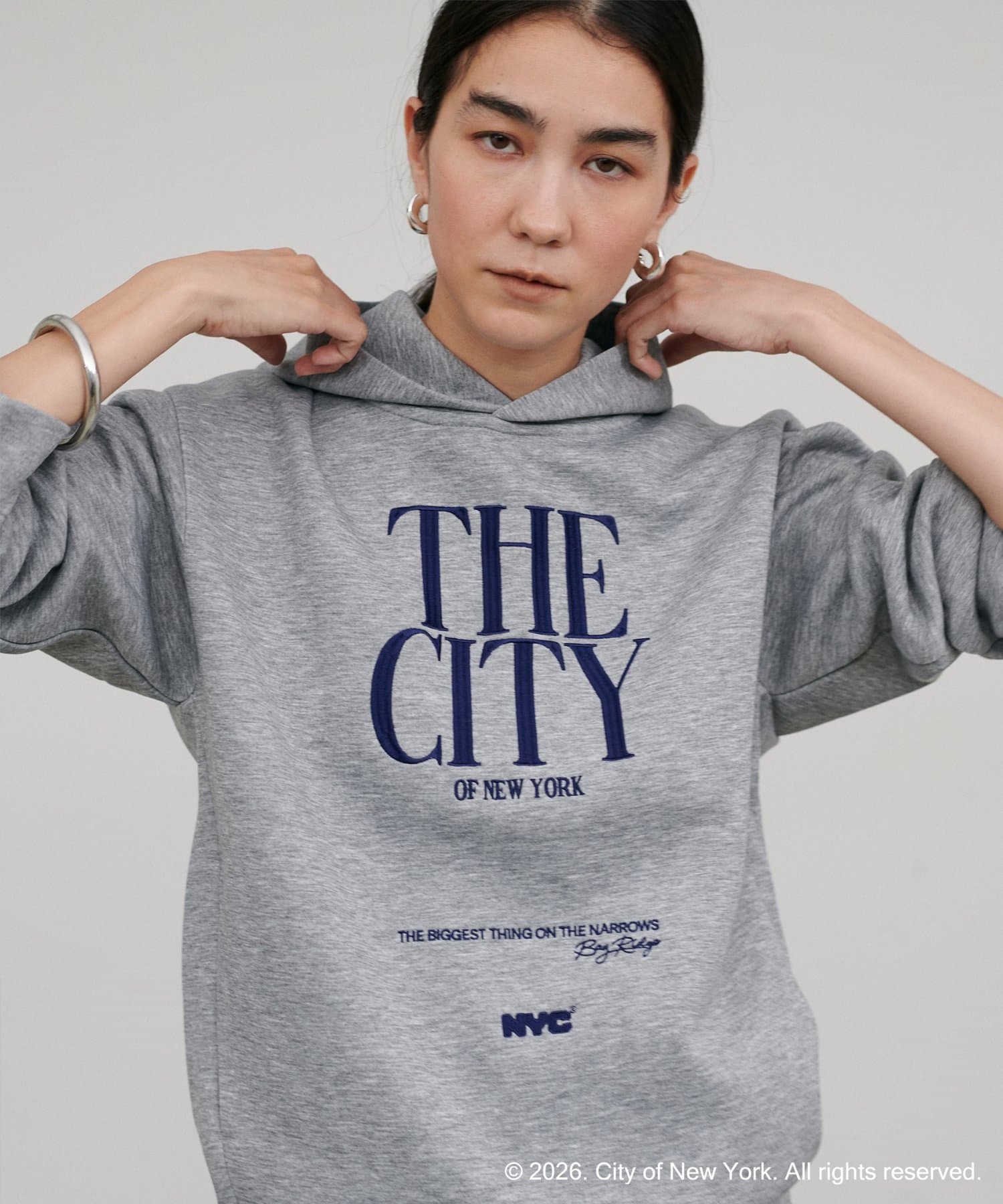 LARUTA(ラルータ) THECITY／フード付パーカー
