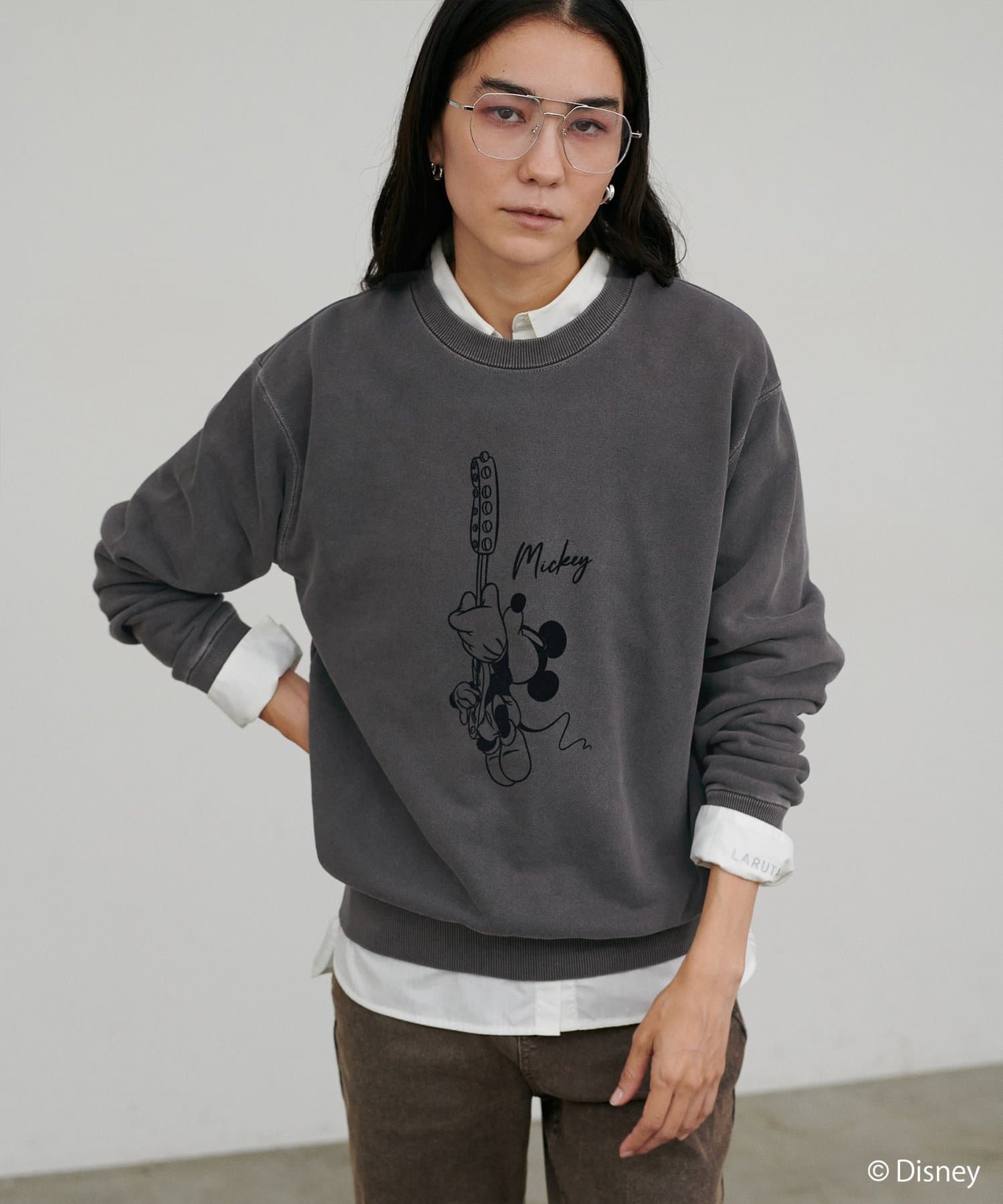 LARUTA(ラルータ) ミッキーバンドフロッキープルオーバー