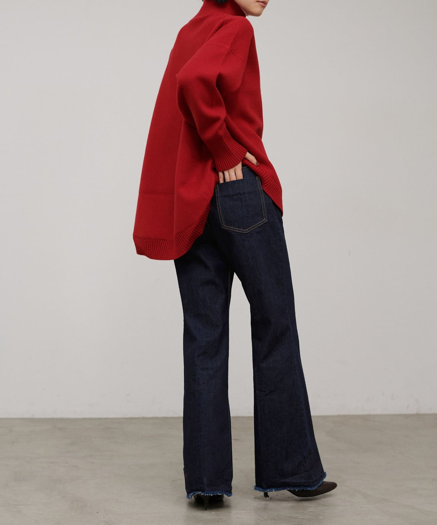 LARUTA(ラルータ) 【LARUTA】Laru flare denim
