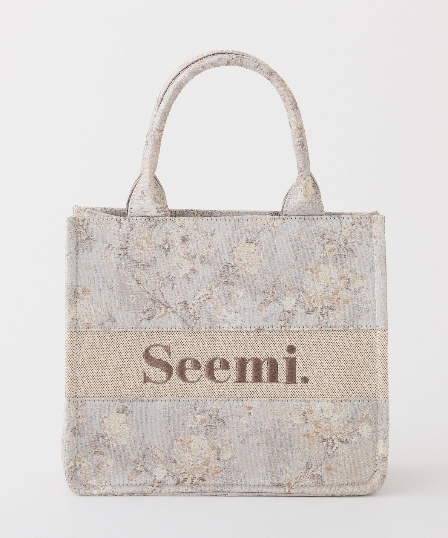 Seemi.by NICE CLAUP(シーミーバイナイスクラップ) ロゴトートバッグ
