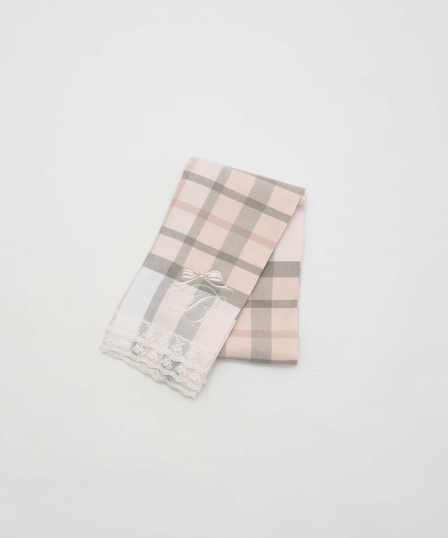 Belle Charme(ベルシャルム) B Logo Lace Muffler
