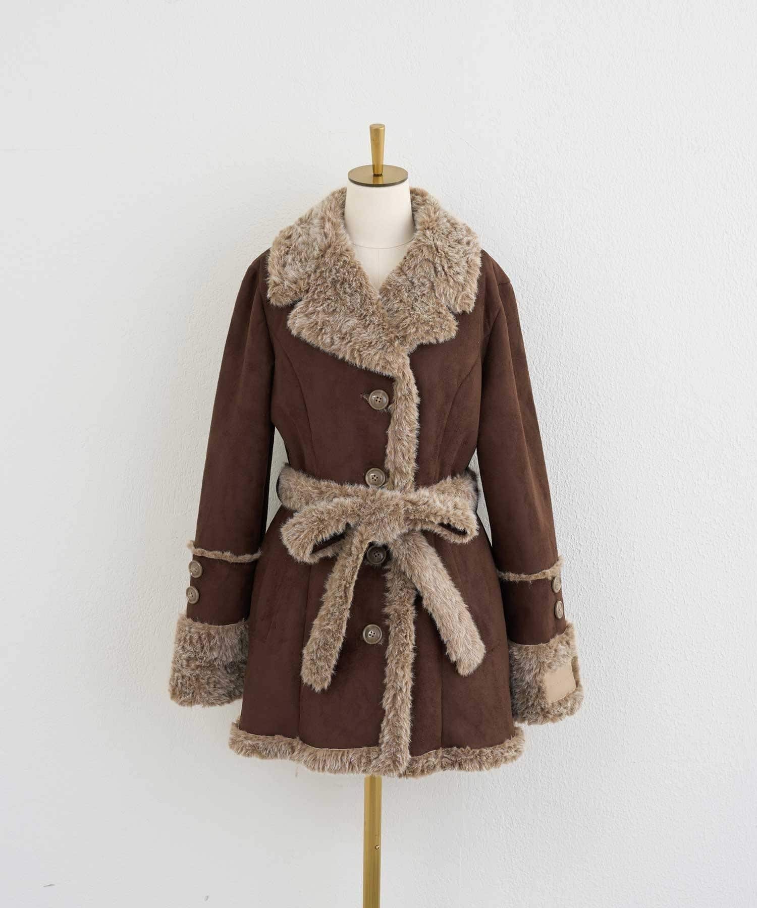 Belle Charme(ベルシャルム) Feminine Mouton Coat