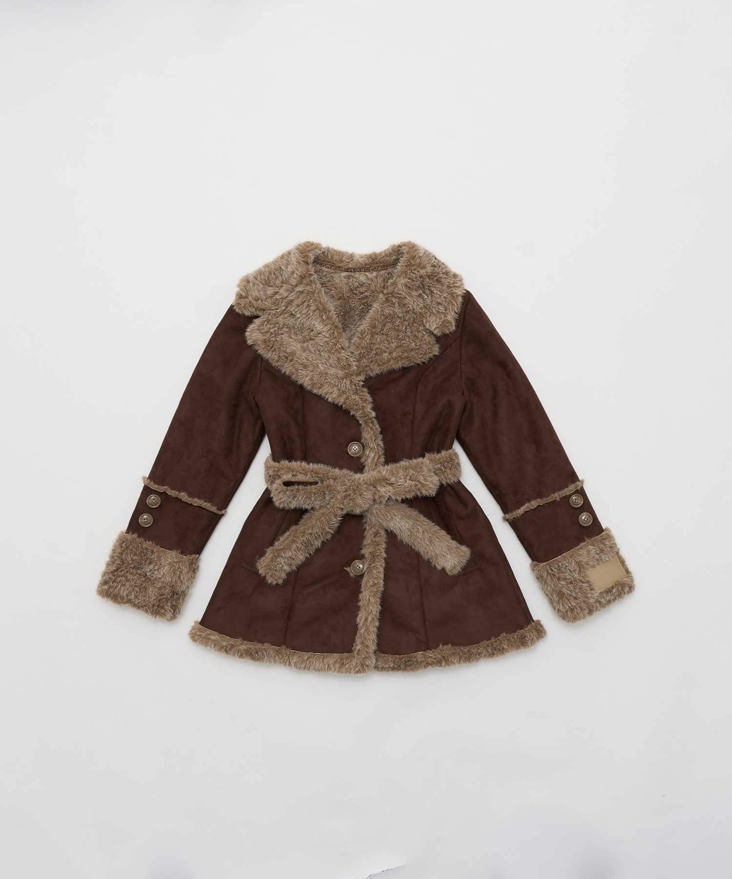 Belle Charme(ベルシャルム) Feminine Mouton Coat