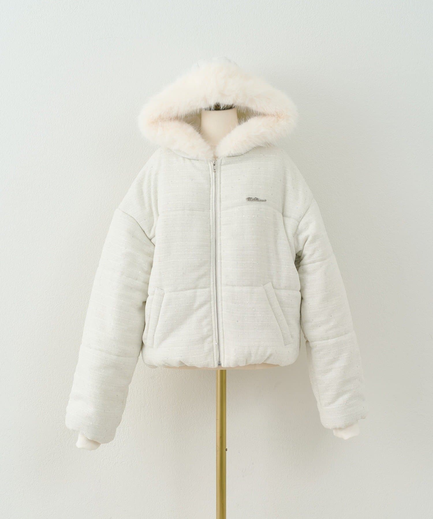 Belle Charme(ベルシャルム) Fur Hood Short Eco Down