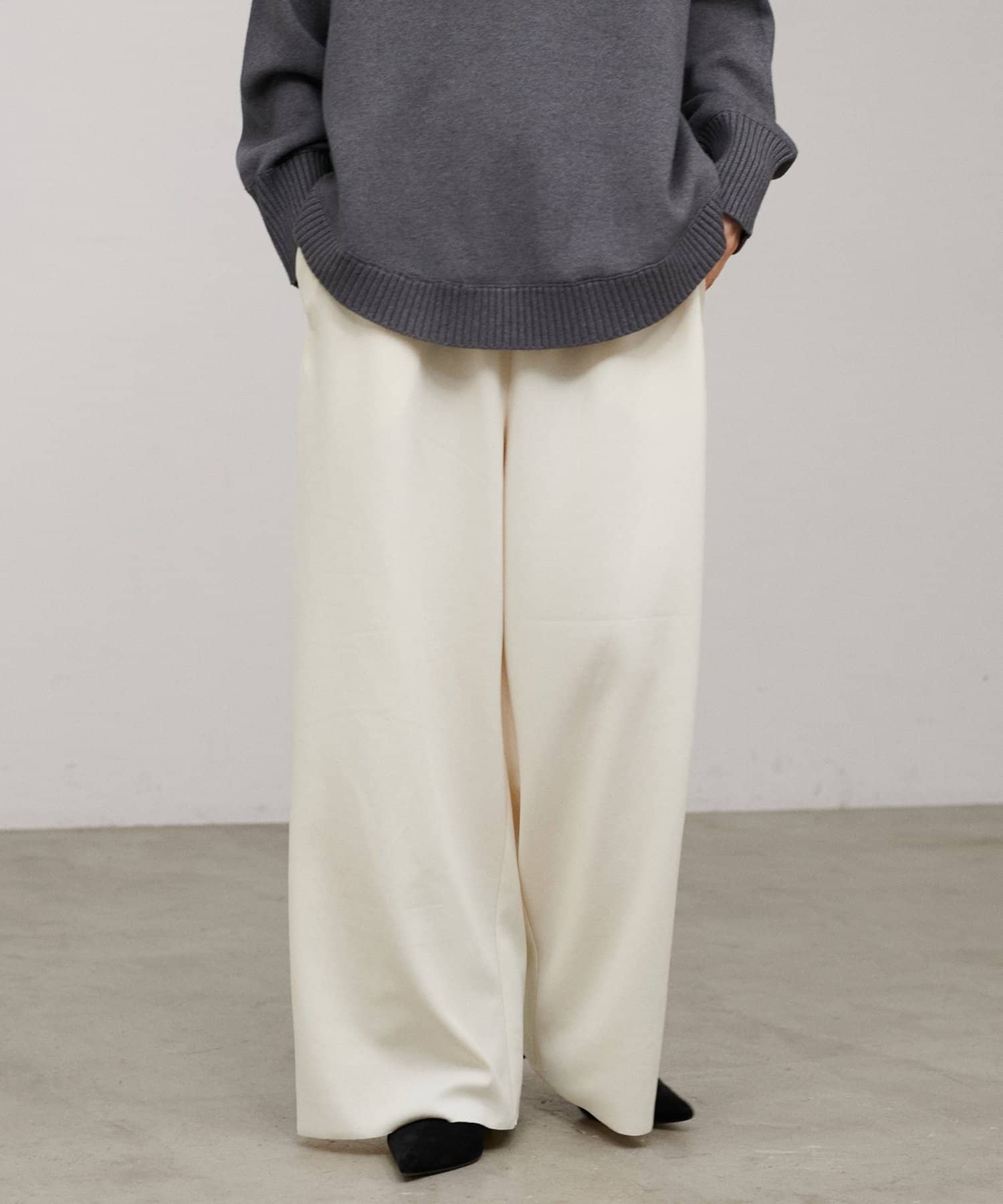LARUTA(ラルータ) サンディカットジョーゼットパンツ