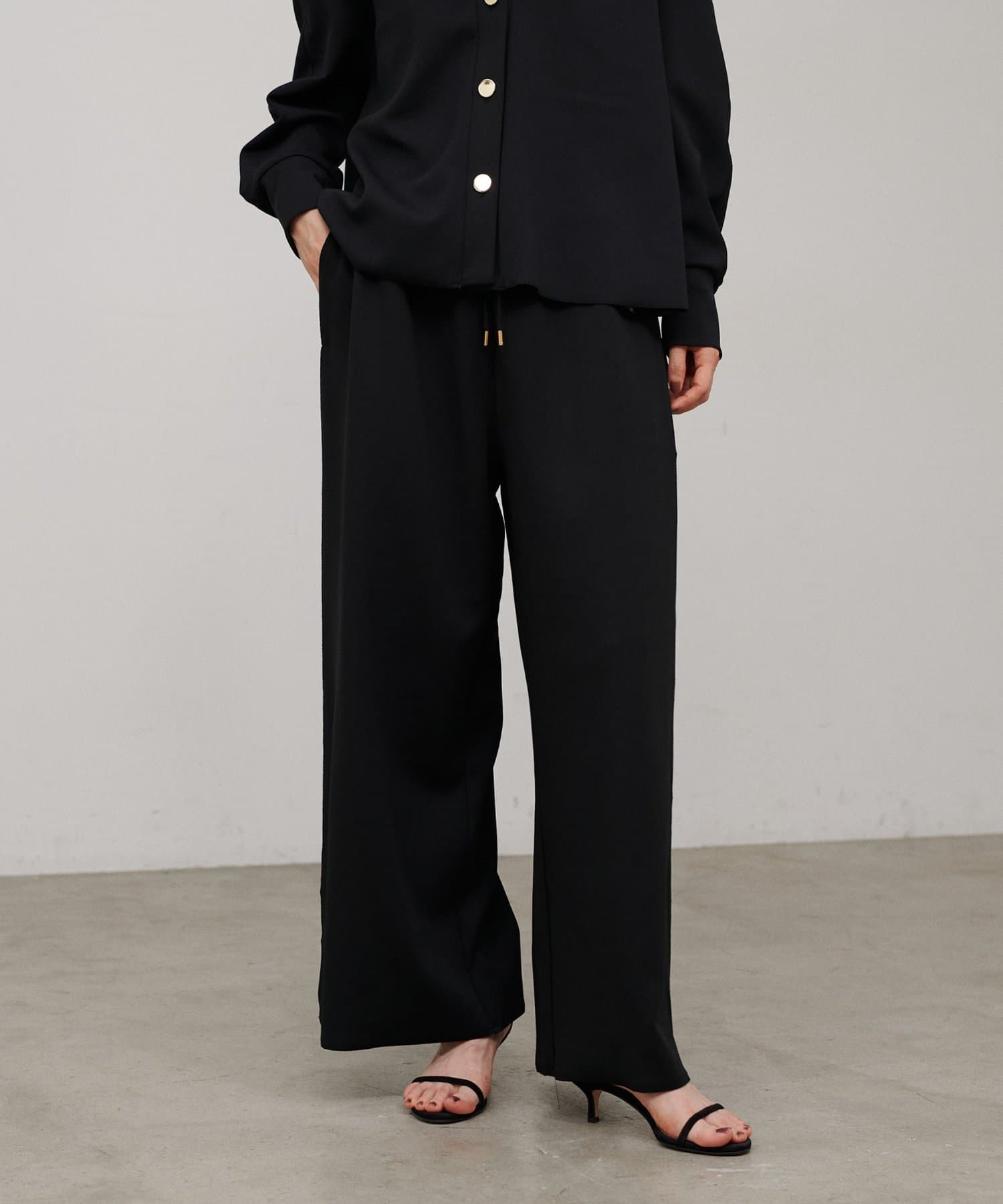LARUTA(ラルータ) サンディカットジョーゼットパンツ
