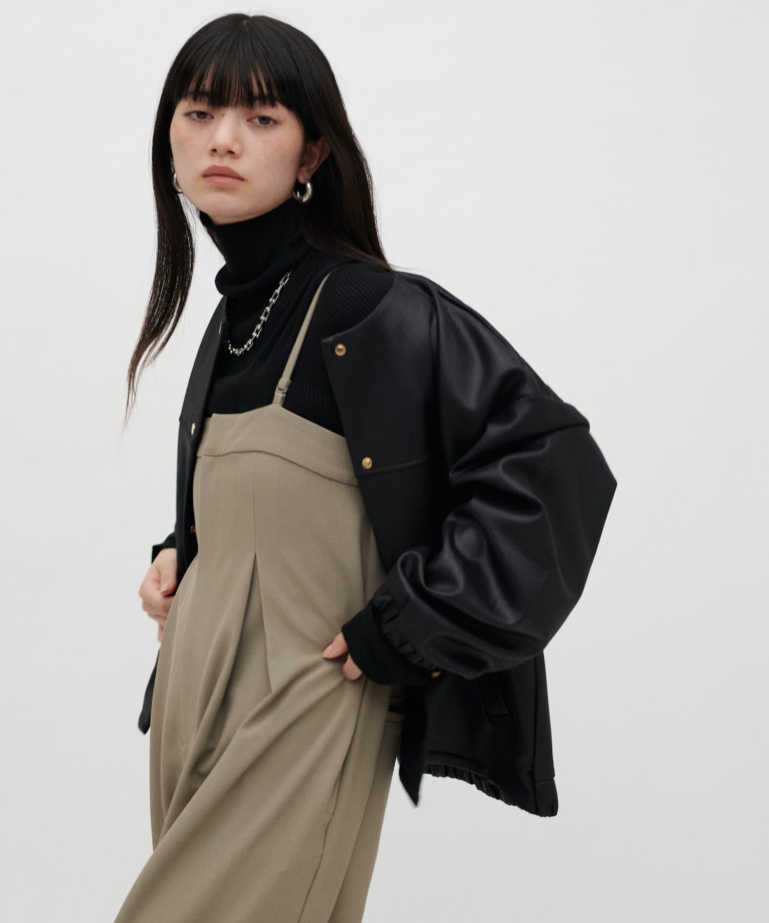 LARUTA(ラルータ) マシュマロマルチノーカラージャケット