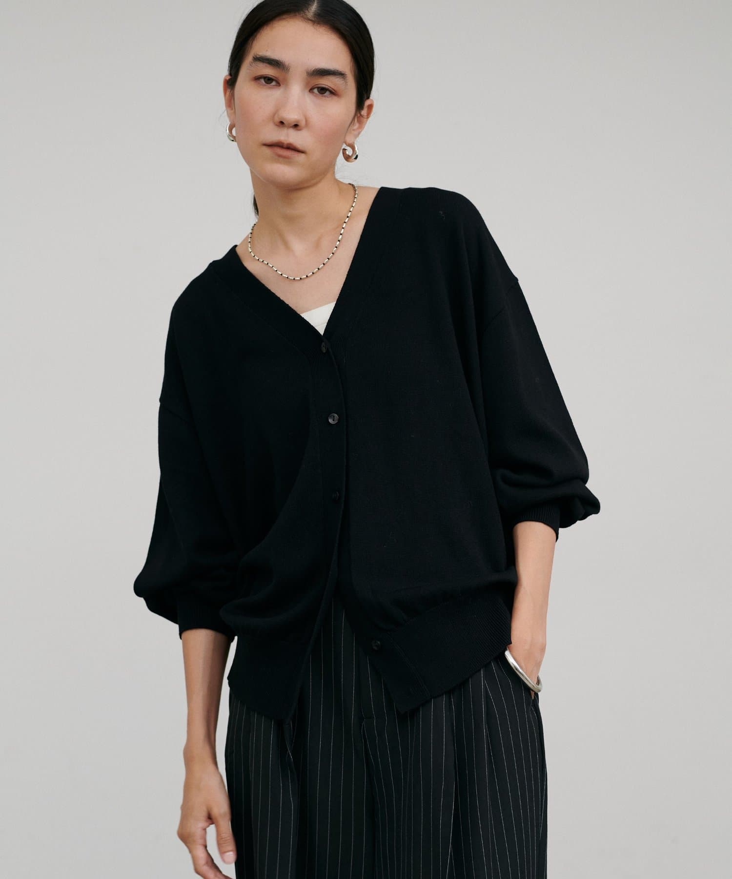 LARUTA(ラルータ) 3WAYニットカーディガン
