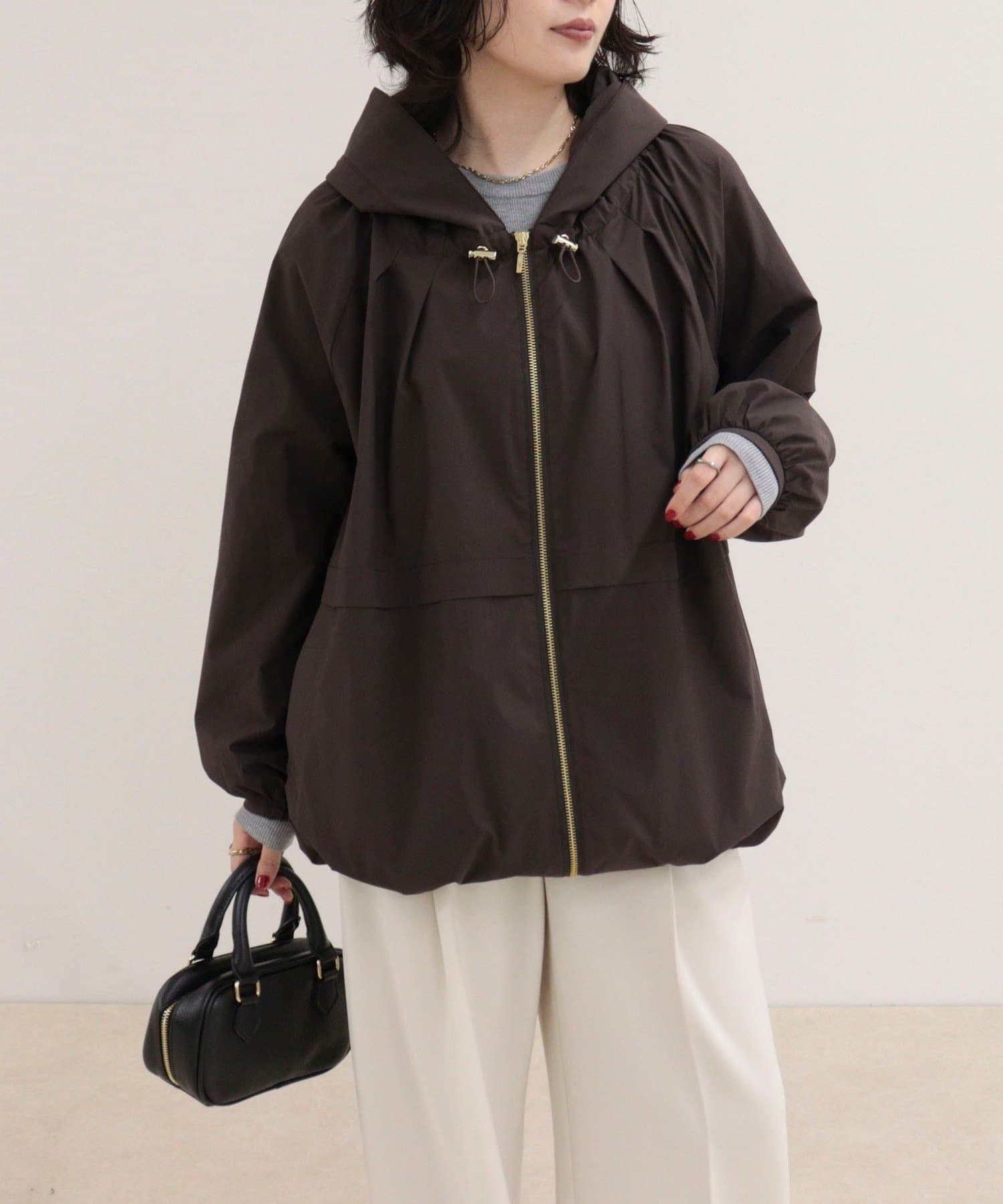 FREDY & GLOSTER(フレディ アンド グロスター) ストレッチタフタブルゾン