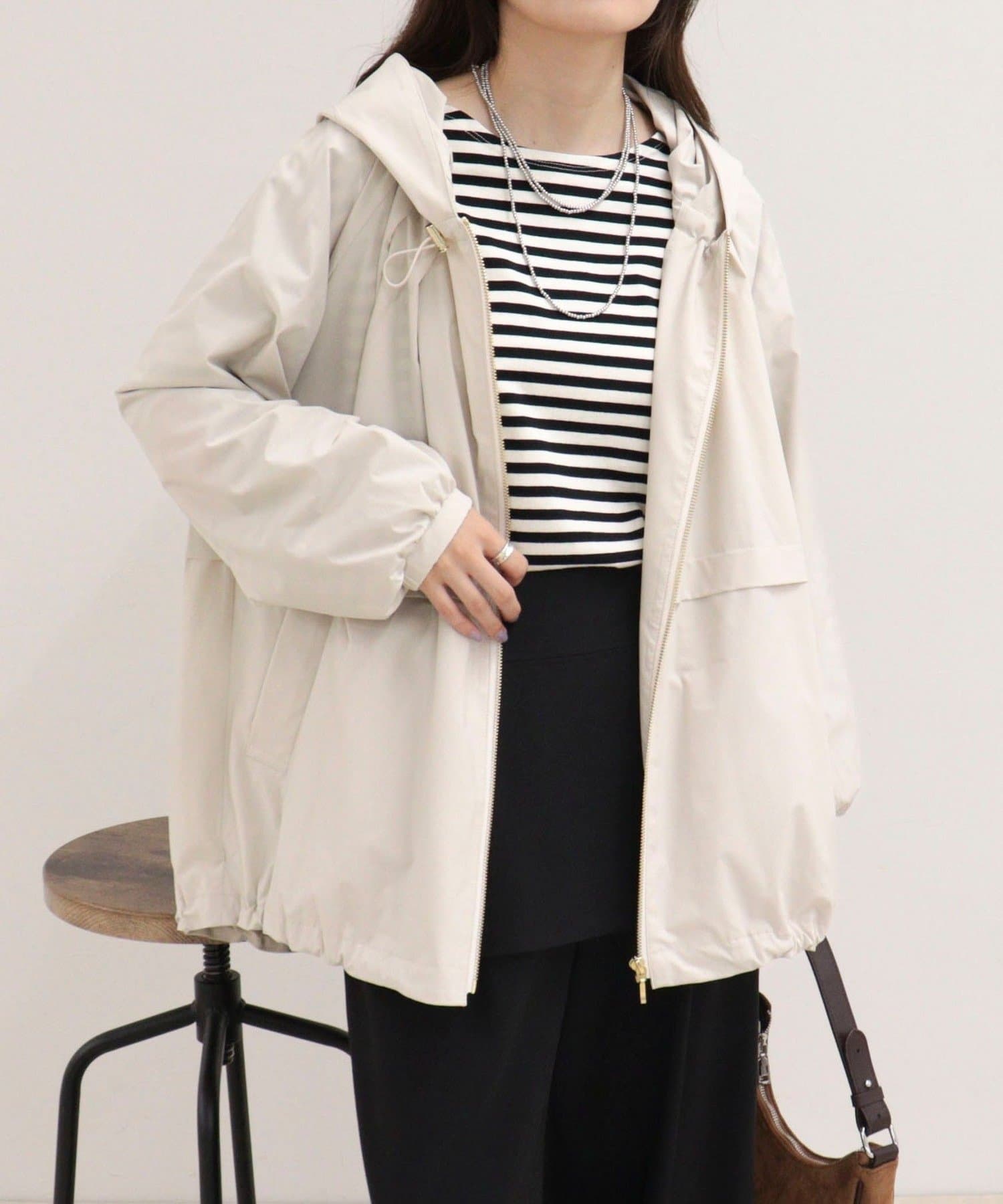 FREDY & GLOSTER(フレディ アンド グロスター) ストレッチタフタブルゾン