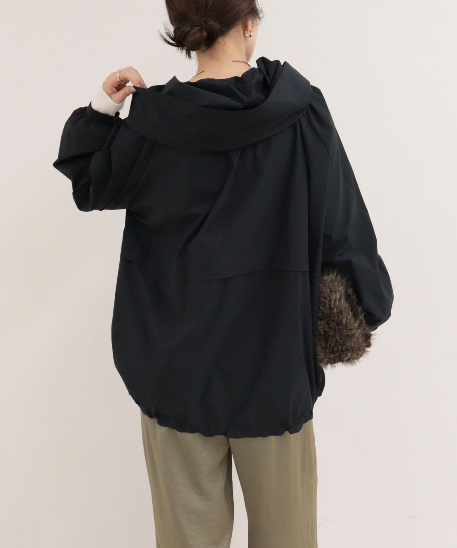 FREDY & GLOSTER(フレディ アンド グロスター) ストレッチタフタブルゾン