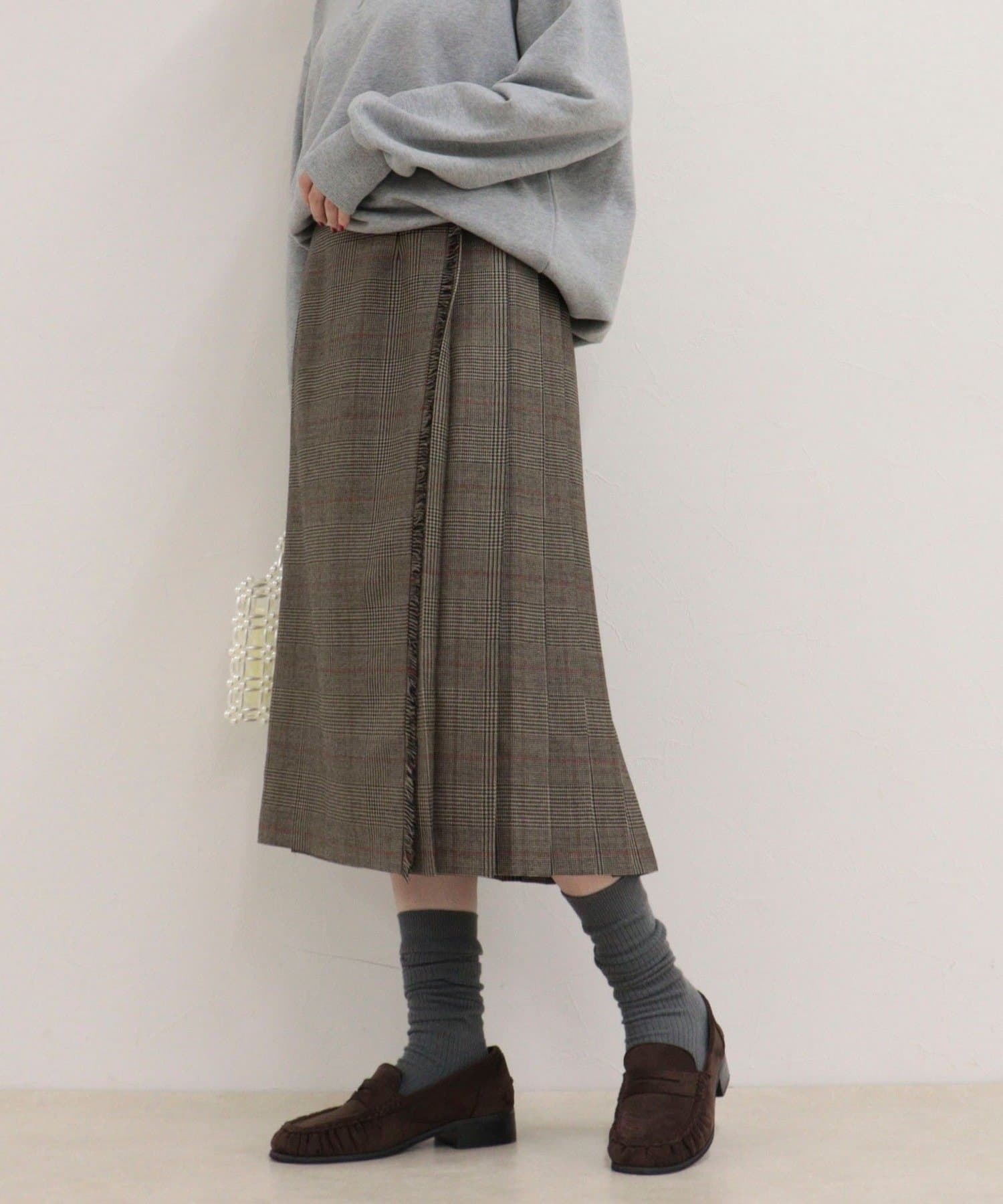 FREDY & GLOSTER(フレディ アンド グロスター) 【Oneil of Dublin】checked midi skirt